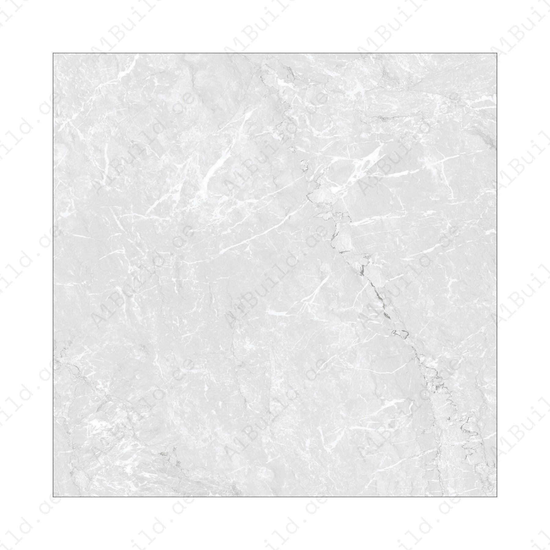 Silver Fume (120X120cm 09mm Random Polished Porcelain Tiles for Indoor Spaces)