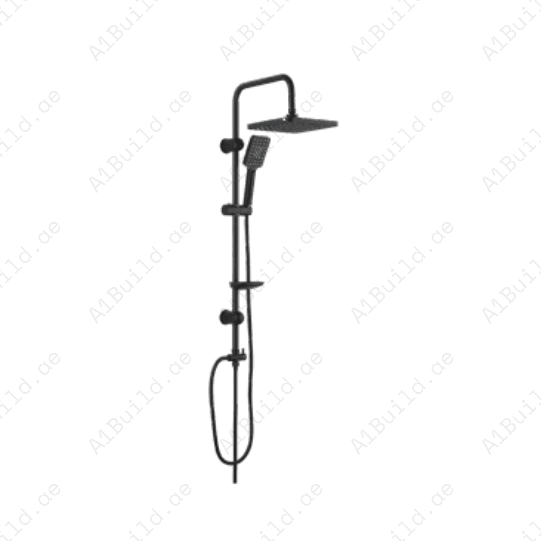 Sleek Black Square Shower Kit – Modern Design & Premium Finish