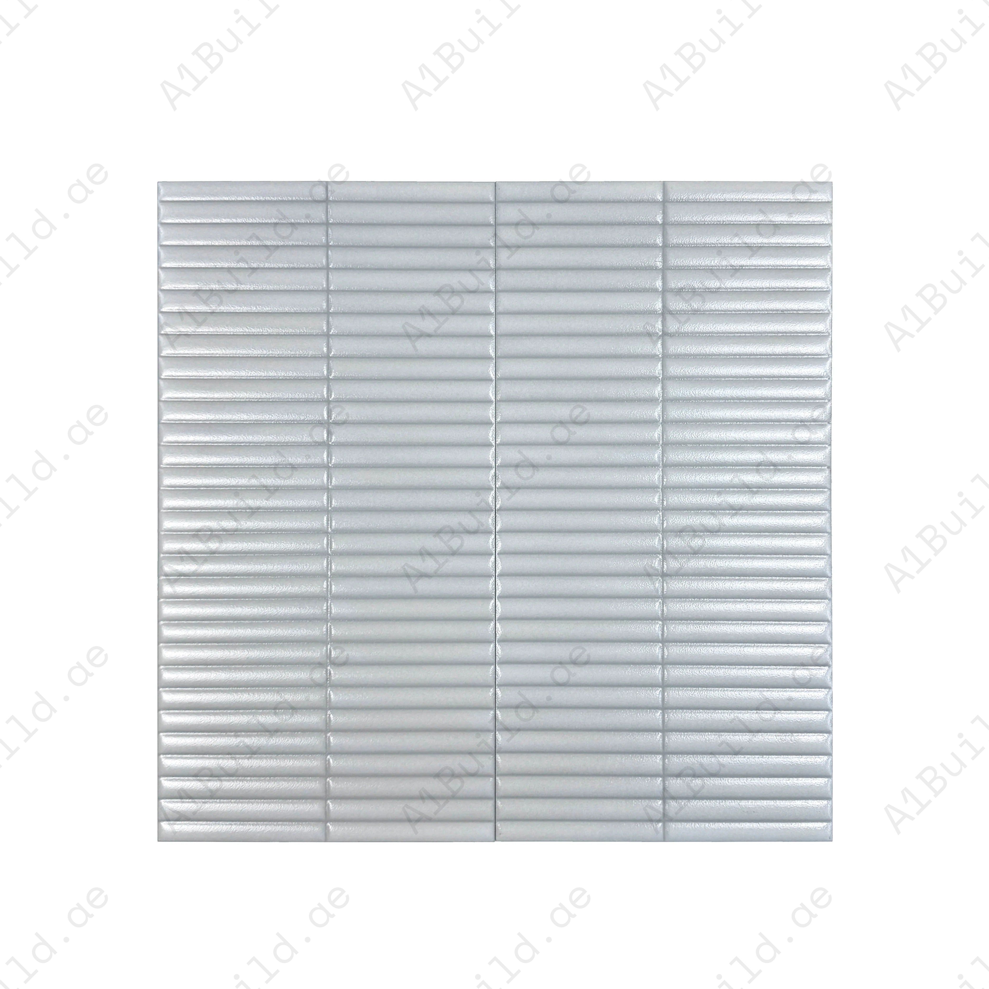 Soft White semimatte porcelain tile with refined large-format design. Durable, waterproof & stain-resistant—ideal for walls, floors & modern interiors.