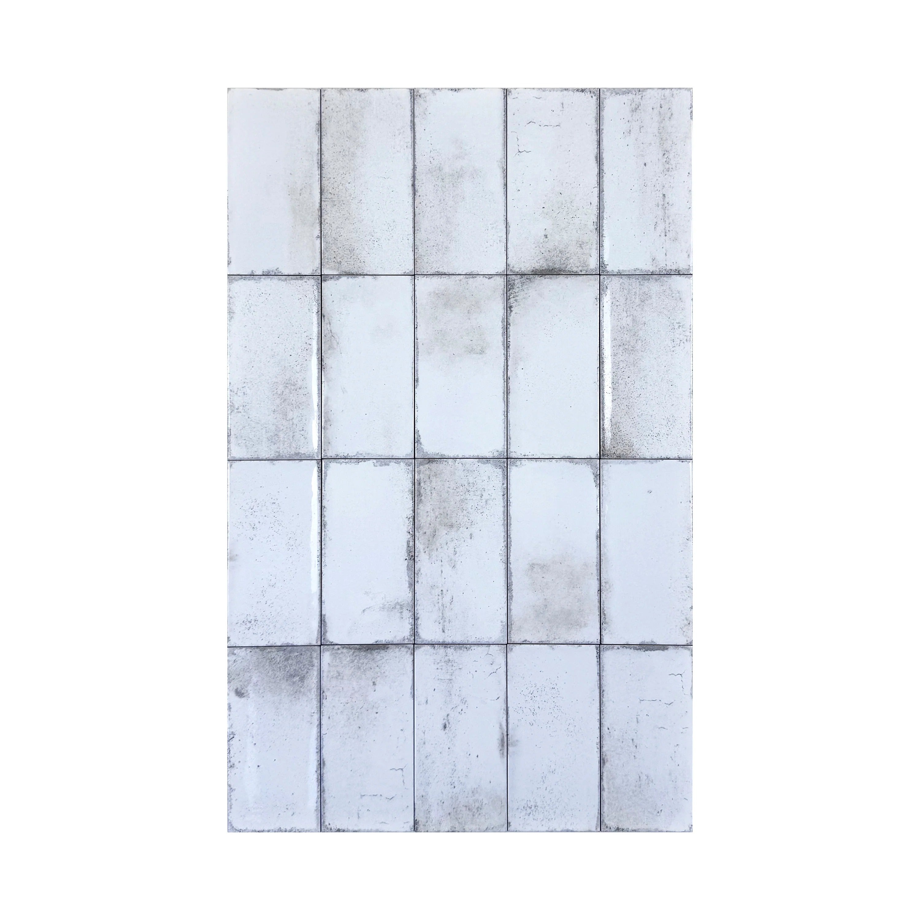 Spanish Timeless Tones Ivory White Glossy Ceramic Tile – Ideal for indoor & outdoor walls, kitchen backsplashes, bathrooms; durable, waterproof, scratch-resistant.