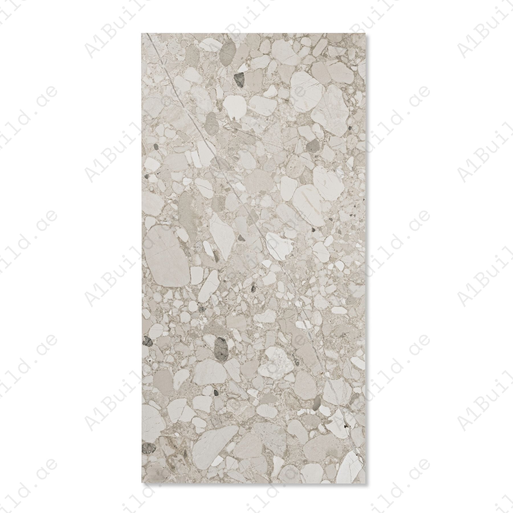 Sparkle Roman Crema porcelain tile with refined stone texture, soft sparkle effect and durable 9mm thickness for luxury spaces.