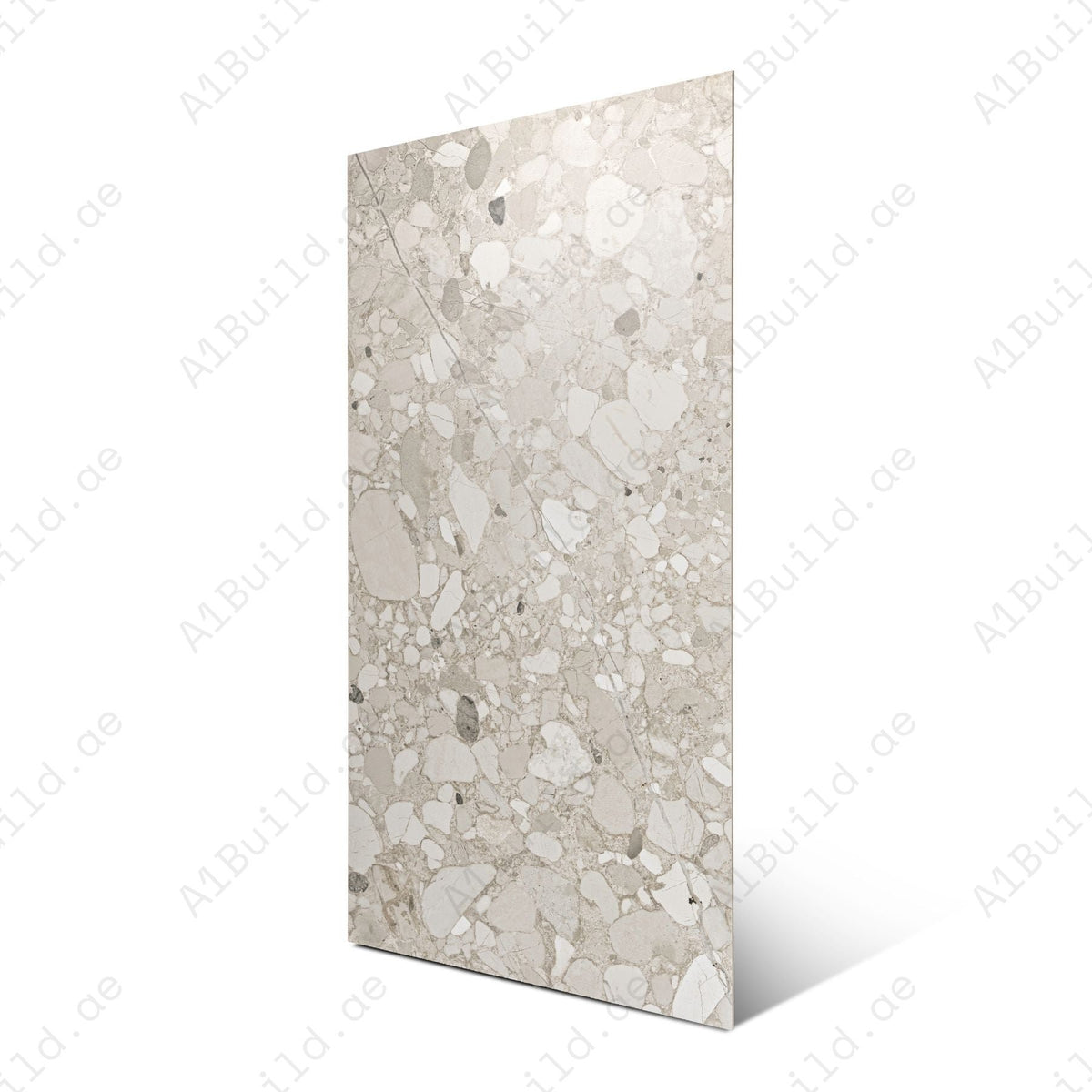 Sparkle Roman Crema porcelain tile with refined stone texture, soft sparkle effect and durable 9mm thickness for luxury spaces.
