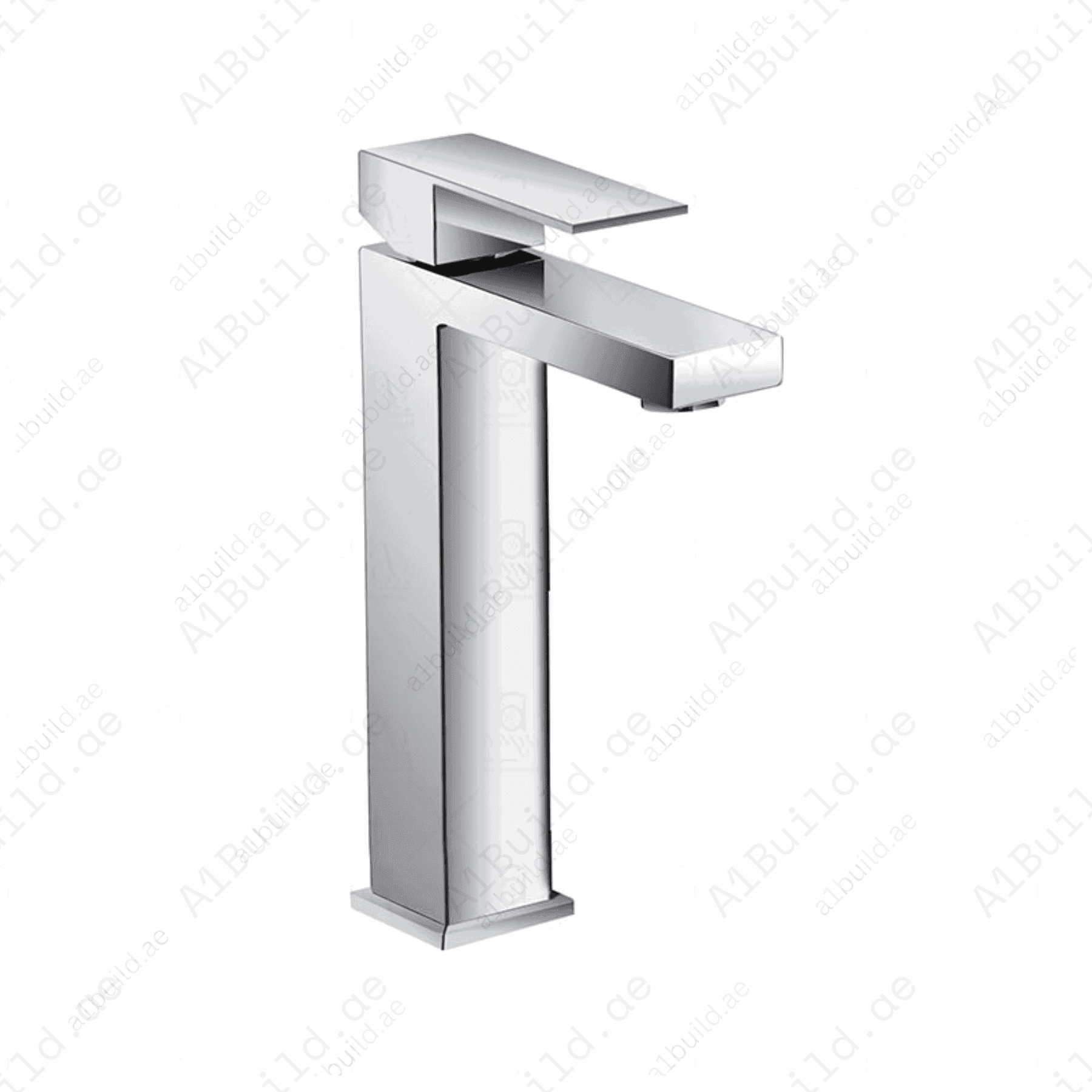 SquareChromeBasinMixerDurableLongFaucetwithFilterMeshDesign_2