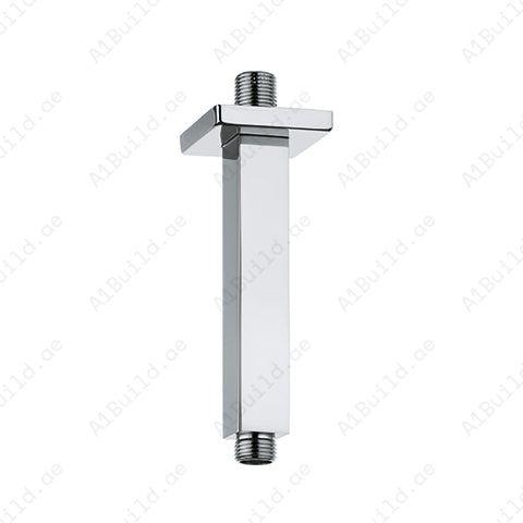 Square Ceiling Shower Arm 150mm - Premium Chrome Finish for Modern Bathrooms