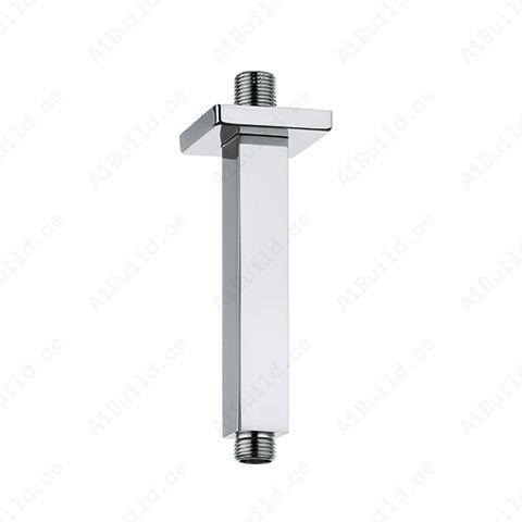 Square Ceiling Shower Arm 150mm - Premium Chrome Finish for Modern Bathrooms