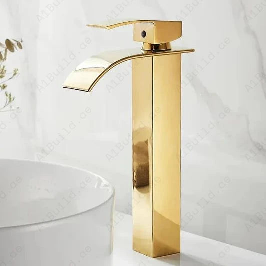Square Ceiling Shower Arm 150mm in Premium Gold – Modern Bathroom Elegance