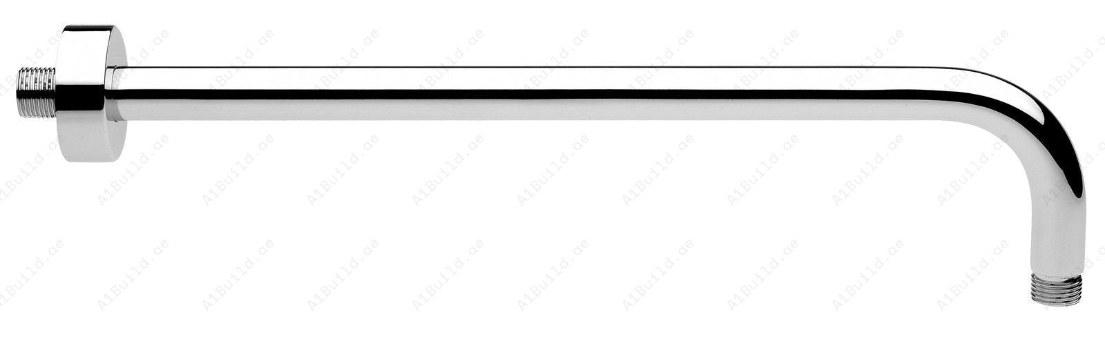 Square Shower Arm 400mm – Premium Chrome Finish, 100% Made in Germany | Hesanit