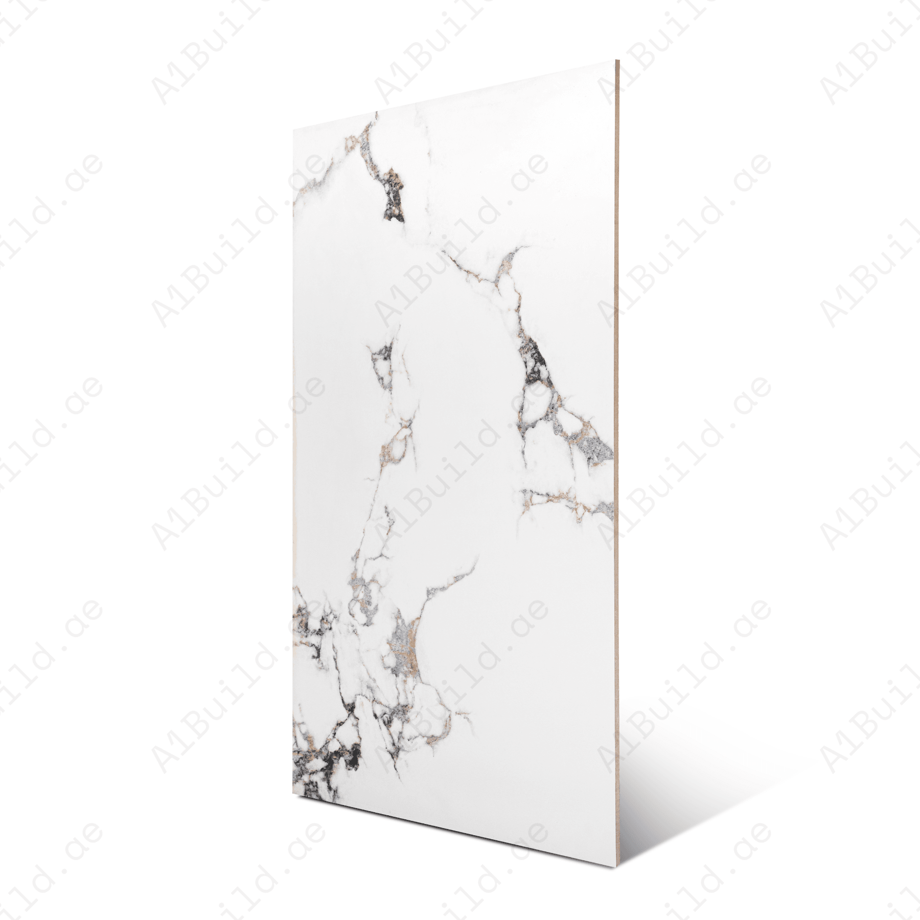 Statuario Vistota porcelain tile 60x120cm with 9mm thickness, Italian marble look, durable porcelain, ideal for floors and walls.