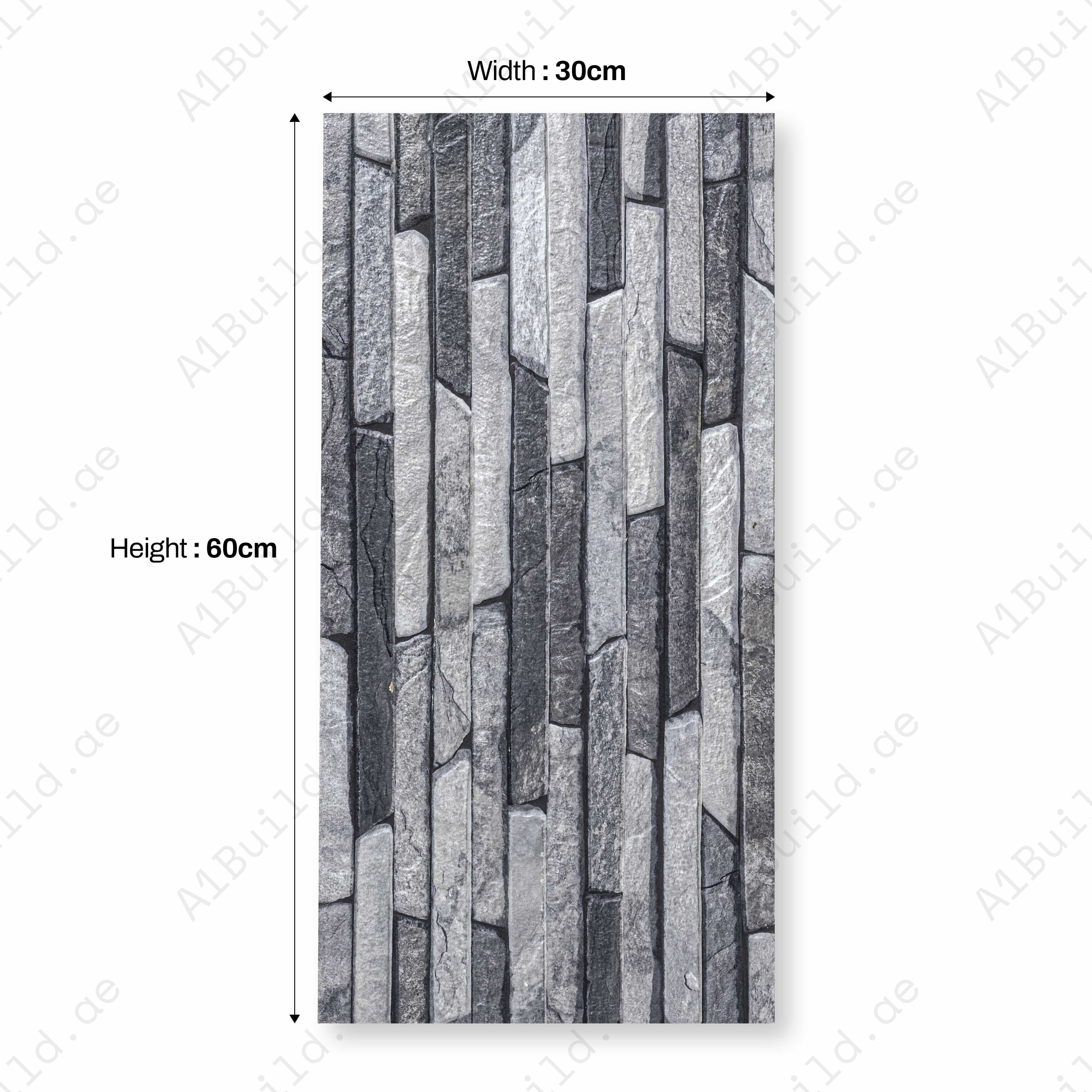 Stepstone Grey | Indoor Wall Tile for Kitchen, Bathroom & Interiors