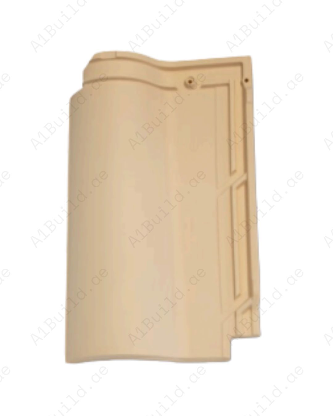 Straw beige ceramic roof tile — 42.4×25.8cm durable design with long-lasting color and CE certification for modern and minimal homes.