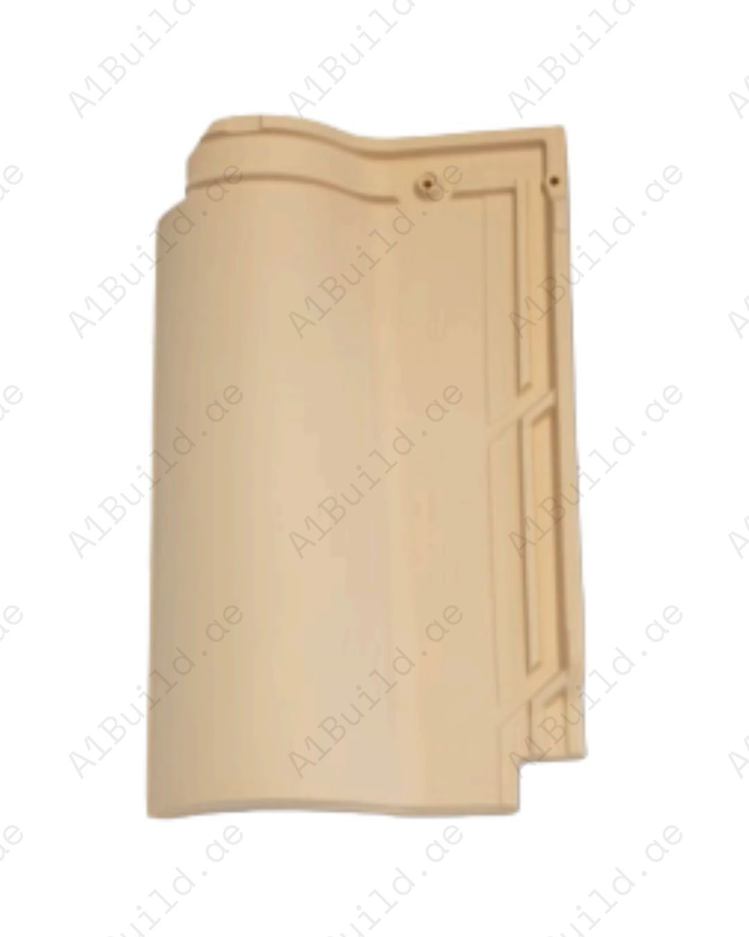 Straw beige ceramic roof tile — 42.4×25.8cm durable design with long-lasting color and CE certification for modern and minimal homes.