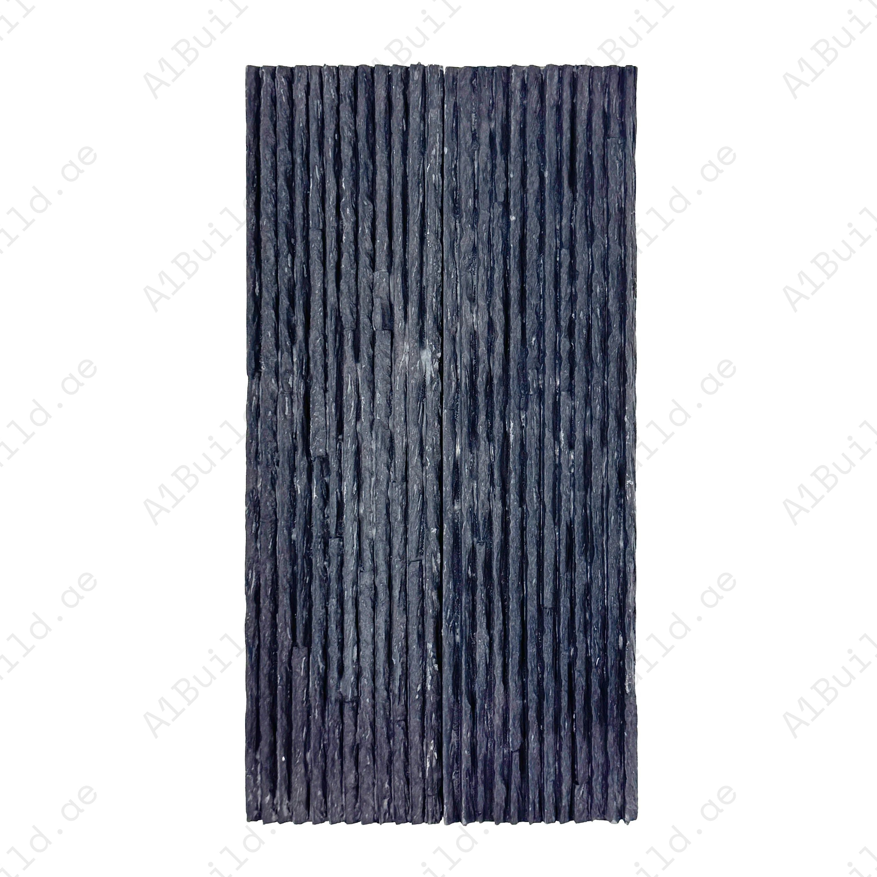 Stylish Tuscany Essence Black Cement Artificial Tile with flowing design. Durable, modern, and perfect for walls, floors & elegant architectural projects.