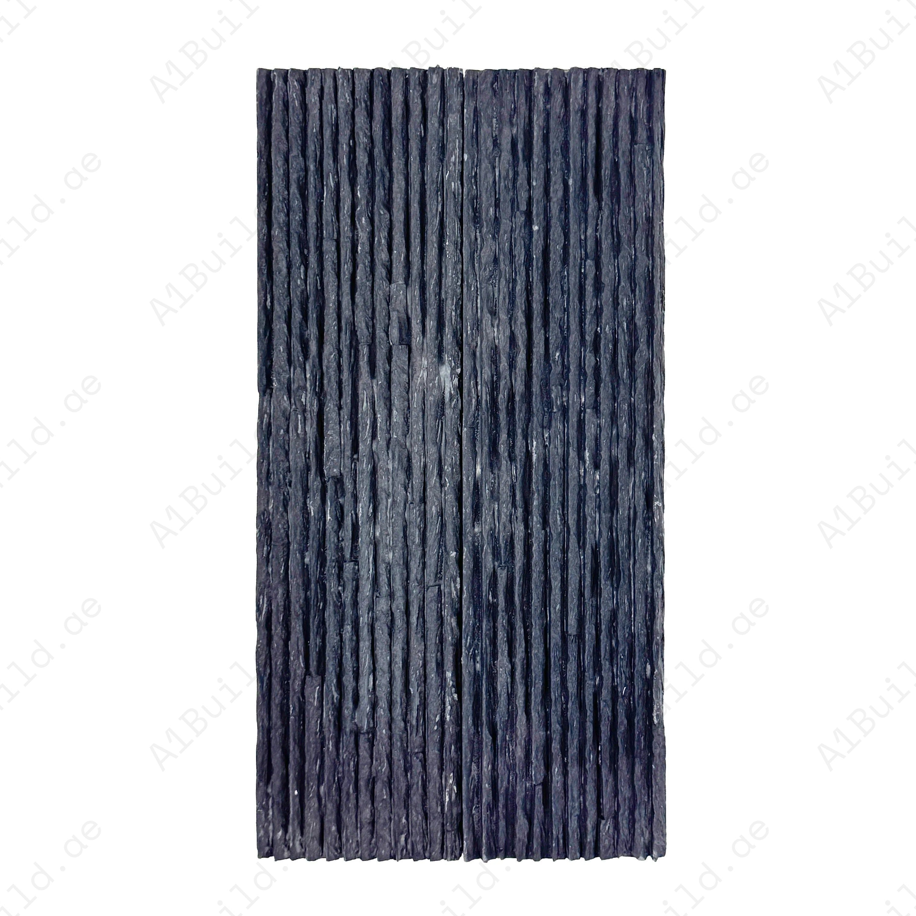 Stylish Tuscany Essence Black Cement Artificial Tile with flowing design. Durable, modern, and perfect for walls, floors & elegant architectural projects.