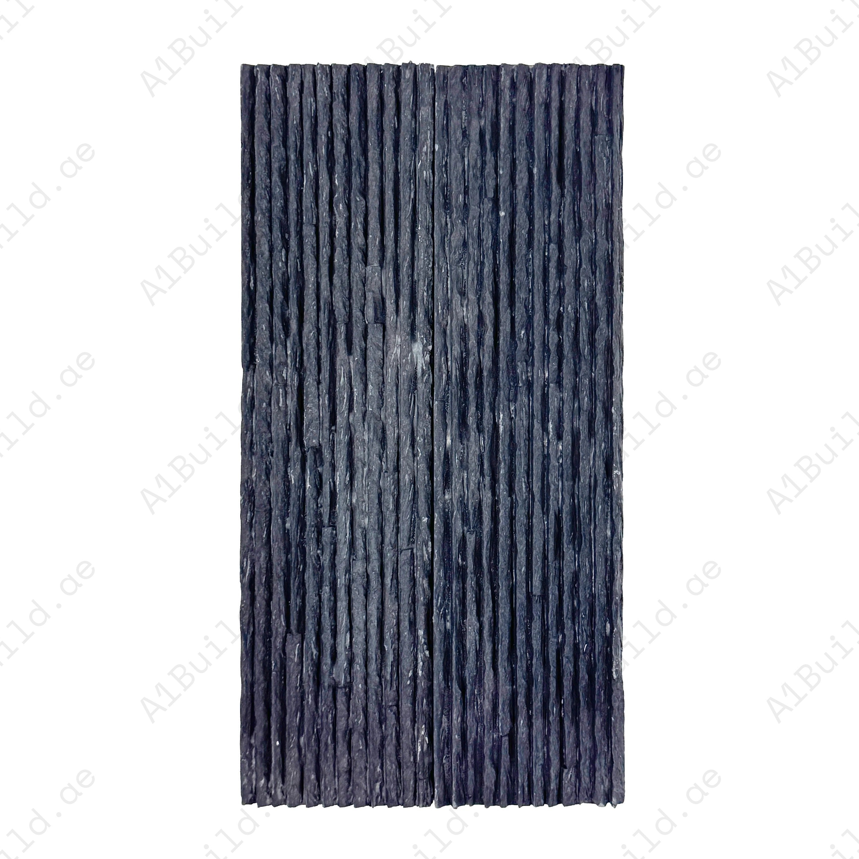 Stylish Tuscany Essence Black Cement Artificial Tile with flowing design. Durable, modern, and perfect for walls, floors & elegant architectural projects.
