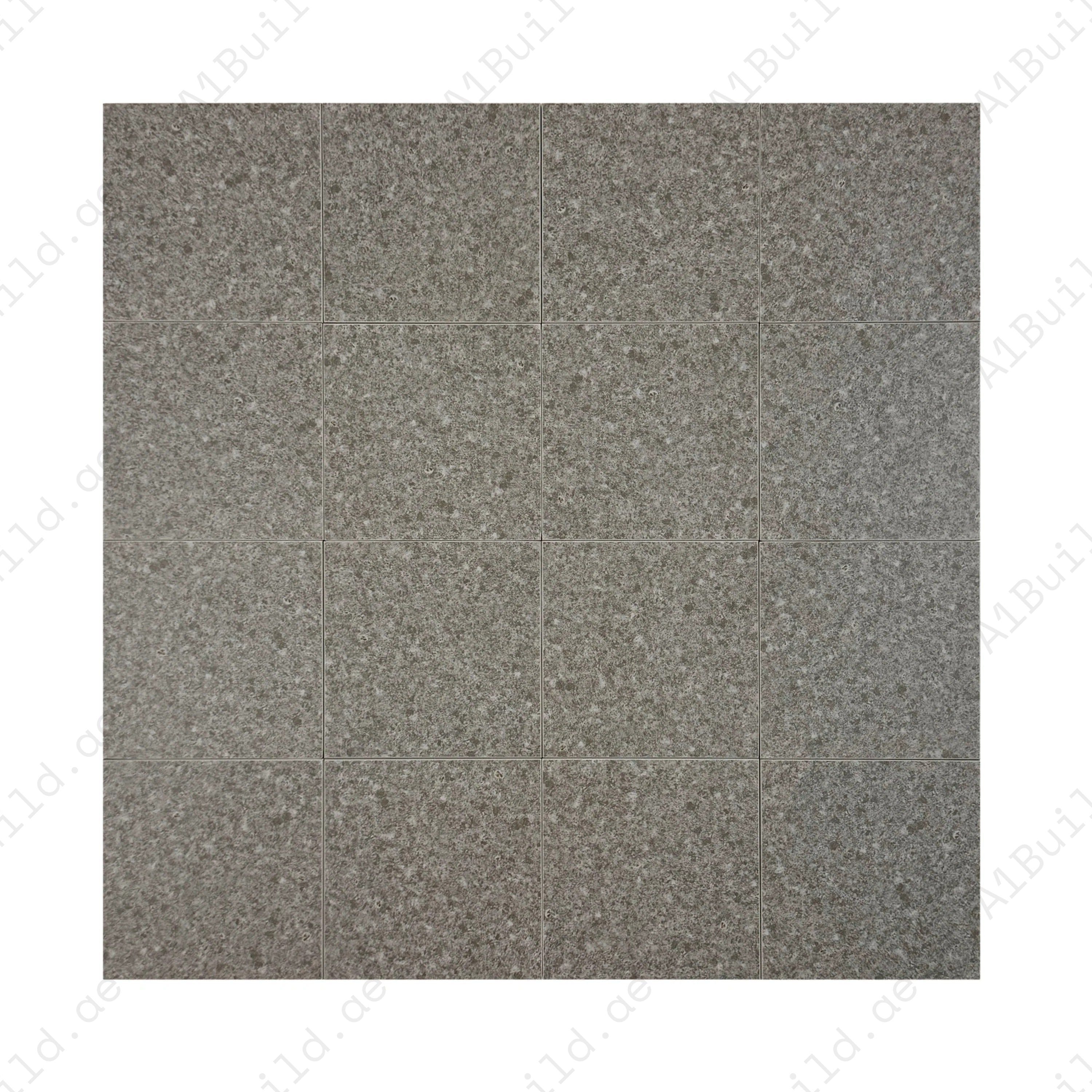 Sukabumi Dark Grey Matt Porcelain Tile 150x150mm. Durable, slip-resistant, UV stable & eco-friendly, perfect for luxury pools, spas & water features in Dubai.