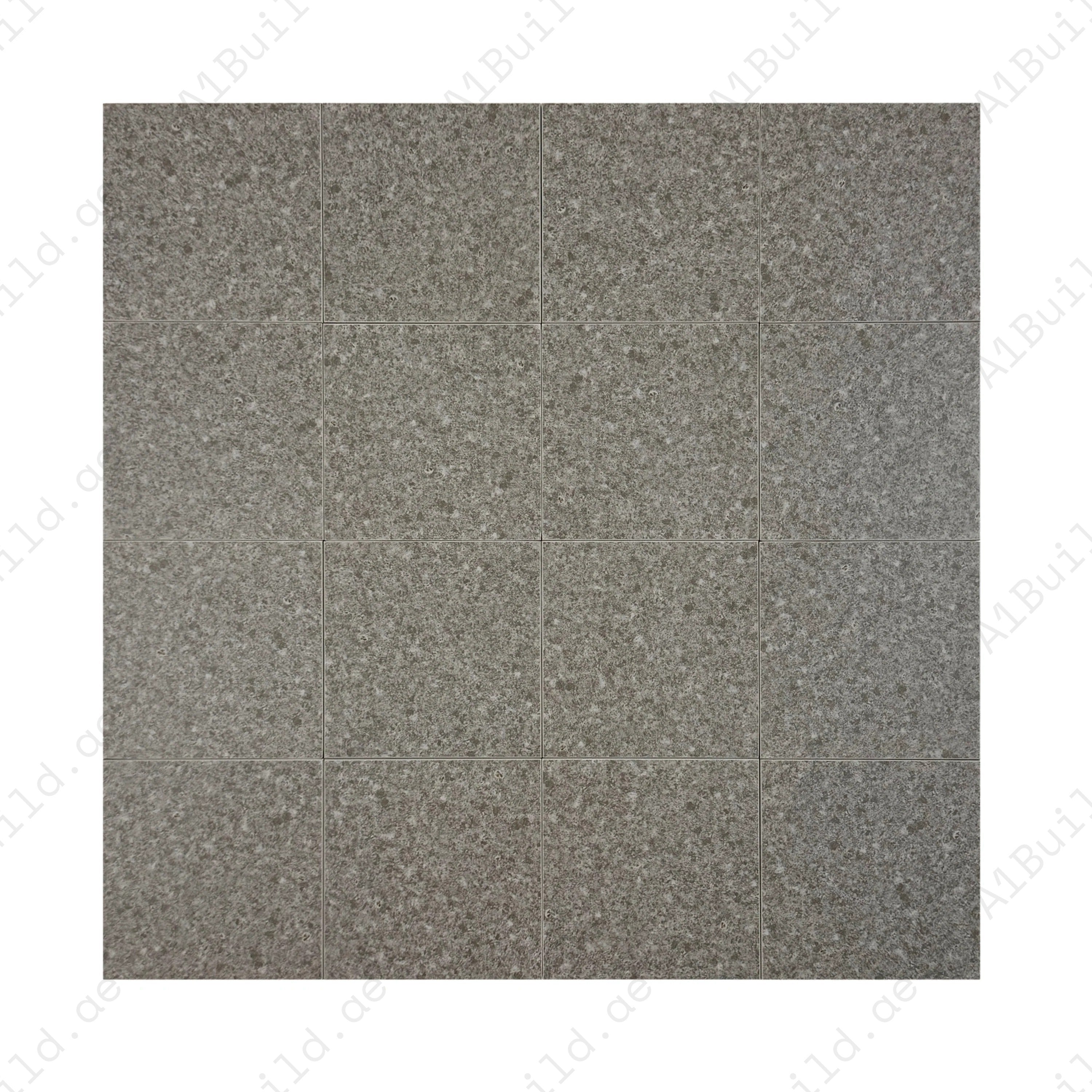 Sukabumi Dark Grey Matt Porcelain Tile 150x150mm. Durable, slip-resistant, UV stable & eco-friendly, perfect for luxury pools, spas & water features in Dubai.