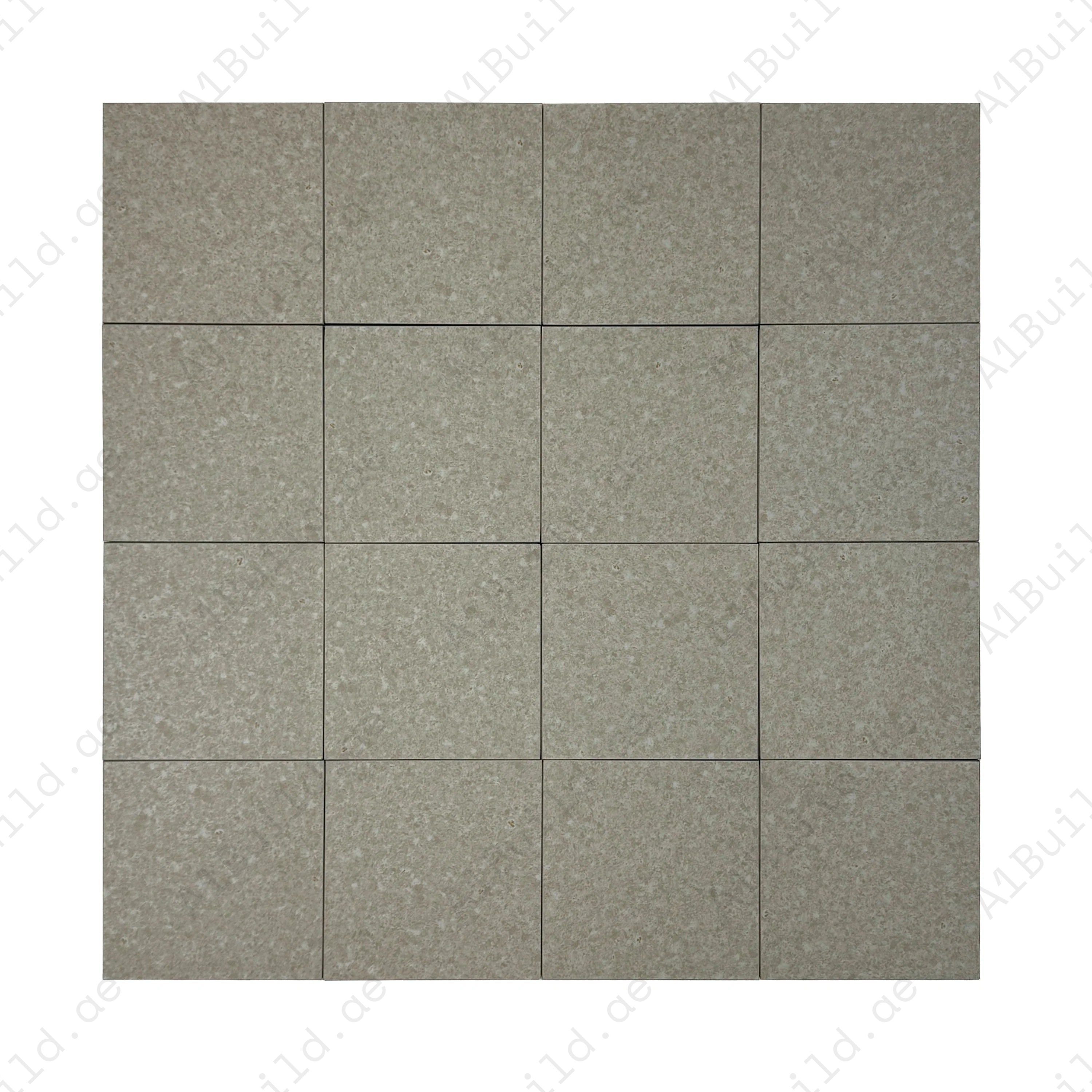 Sukabumi Light Beige Matt Porcelain Tile 150x150mm. Durable, slip-resistant, UV & corrosion resistant, eco-friendly, perfect for pools, spas & water features.