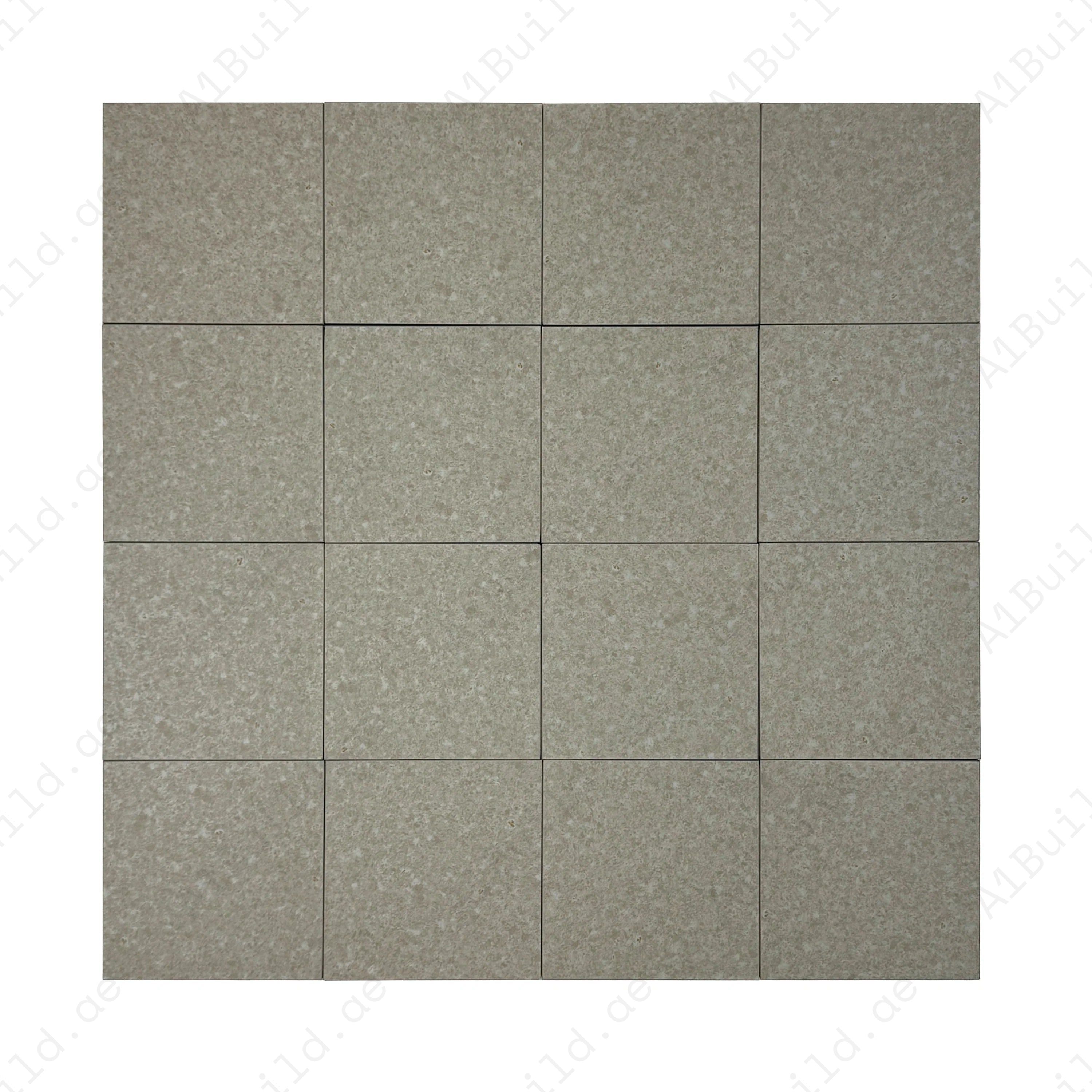 Sukabumi Light Beige Matt Porcelain Tile 150x150mm. Durable, slip-resistant, UV & corrosion resistant, eco-friendly, perfect for pools, spas & water features.