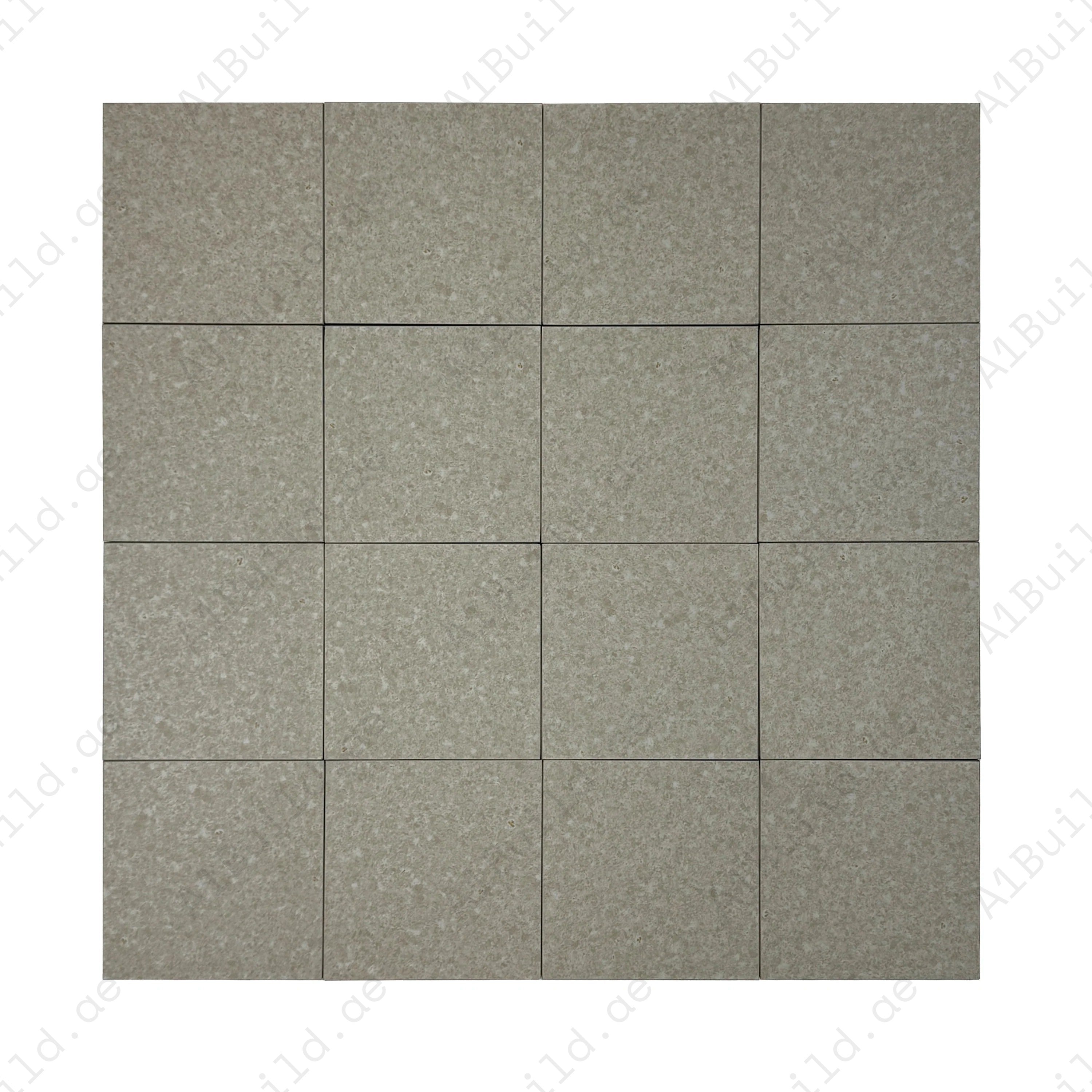 Sukabumi Light Beige Matt Porcelain Tile 150x150mm. Durable, slip-resistant, UV & corrosion resistant, eco-friendly, perfect for pools, spas & water features.