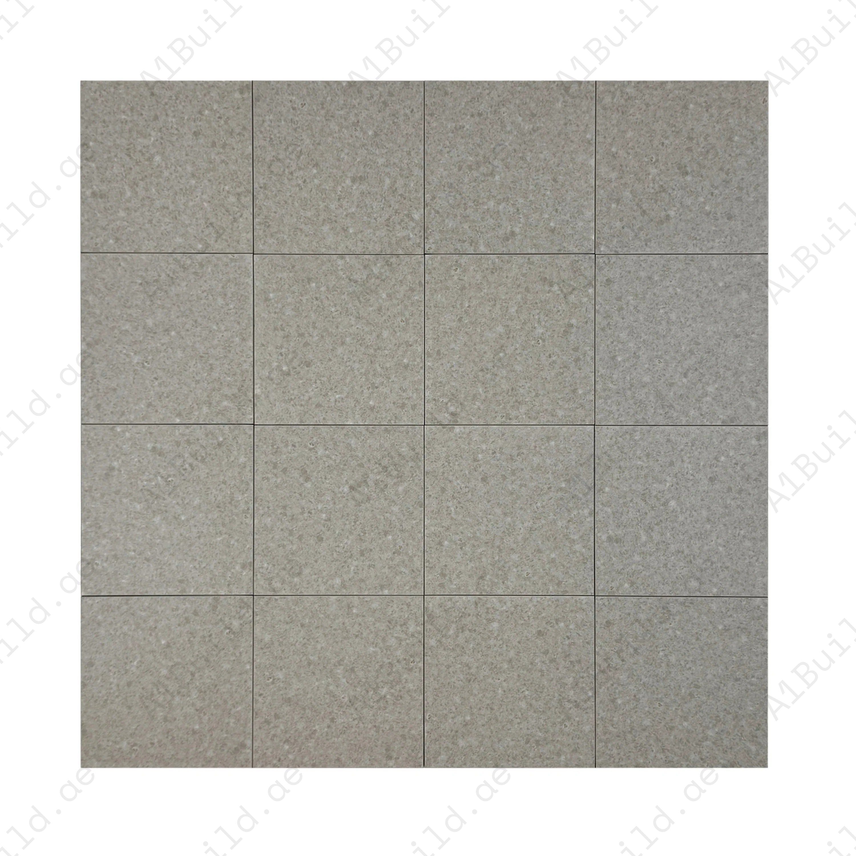 Sukabumi Light Grey Matt Porcelain Tile 150x150mm. Durable, slip-resistant, UV & corrosion resistant, eco-friendly, perfect for pools, spas & water features.