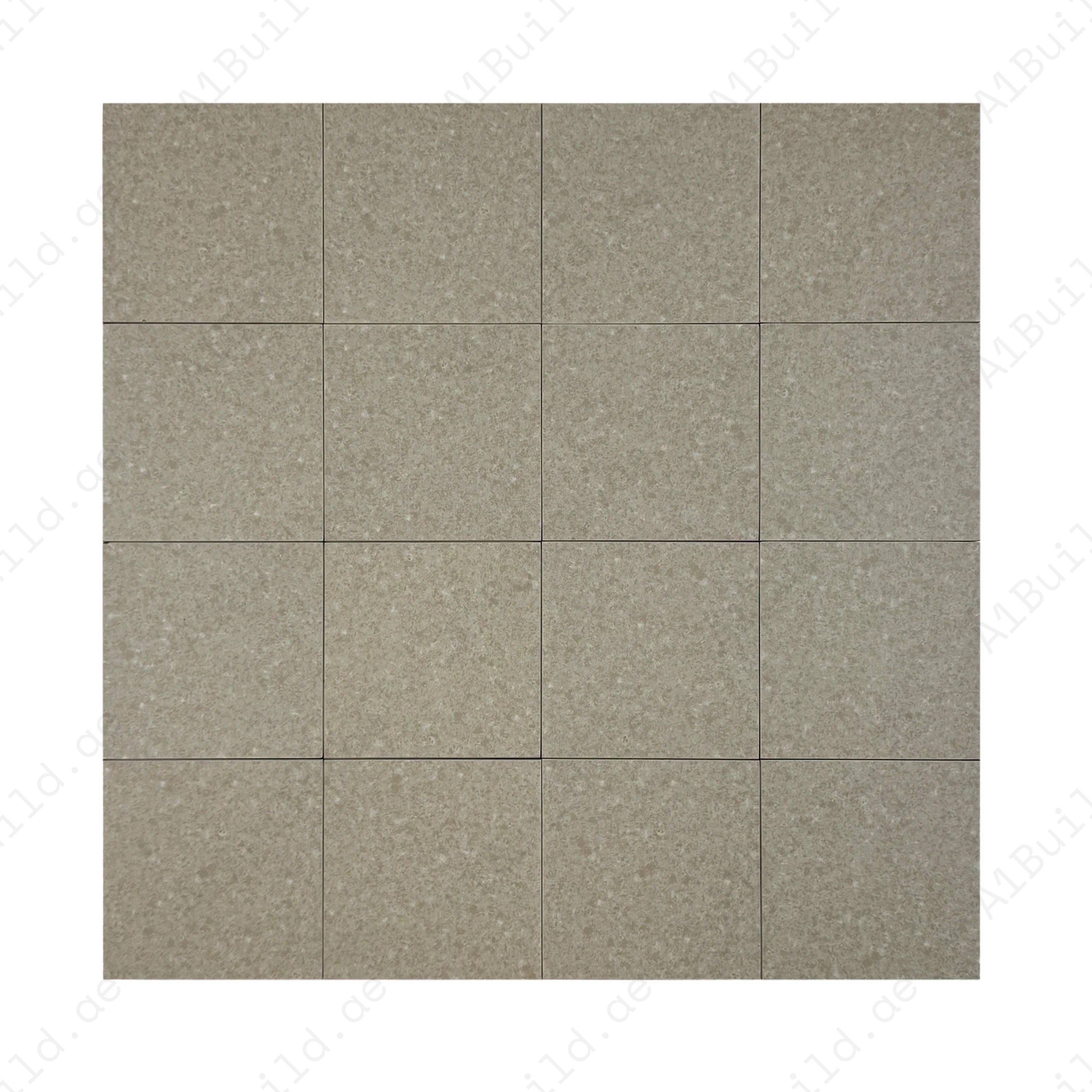 Sukabumi Medium Beige Matt Porcelain Tile 150x150mm. Durable, UV & slip resistant, eco-friendly, ideal for swimming pools, spas, and water features in Dubai.