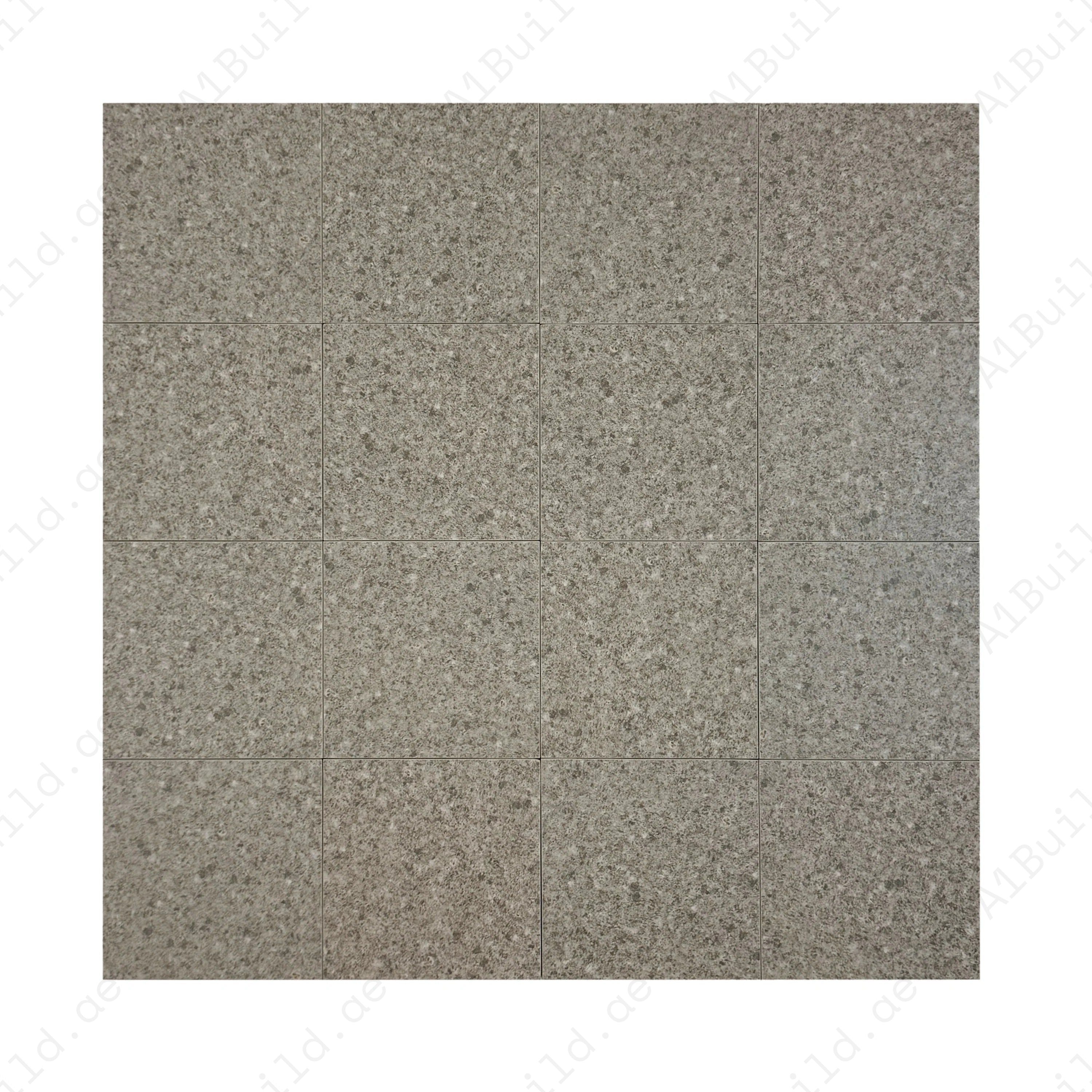 Sukabumi Medium Grey Matt Porcelain Tile 150x150mm. Durable, slip & UV resistant, eco-friendly, ideal for luxury pools, spas & water features in Dubai.