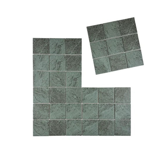 Sukabumi porcelain mosaic tiles for pools, spas & water features. Slip-resistant, UV-protected, eco-friendly, and crafted for luxury durability in Dubai.