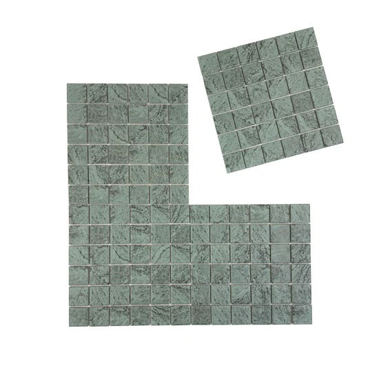Sukabumi stone porcelain mosaic tiles for pools, spas & water walls. UV-resistant, slip-proof, eco-friendly, and designed for durable, lasting elegance.
