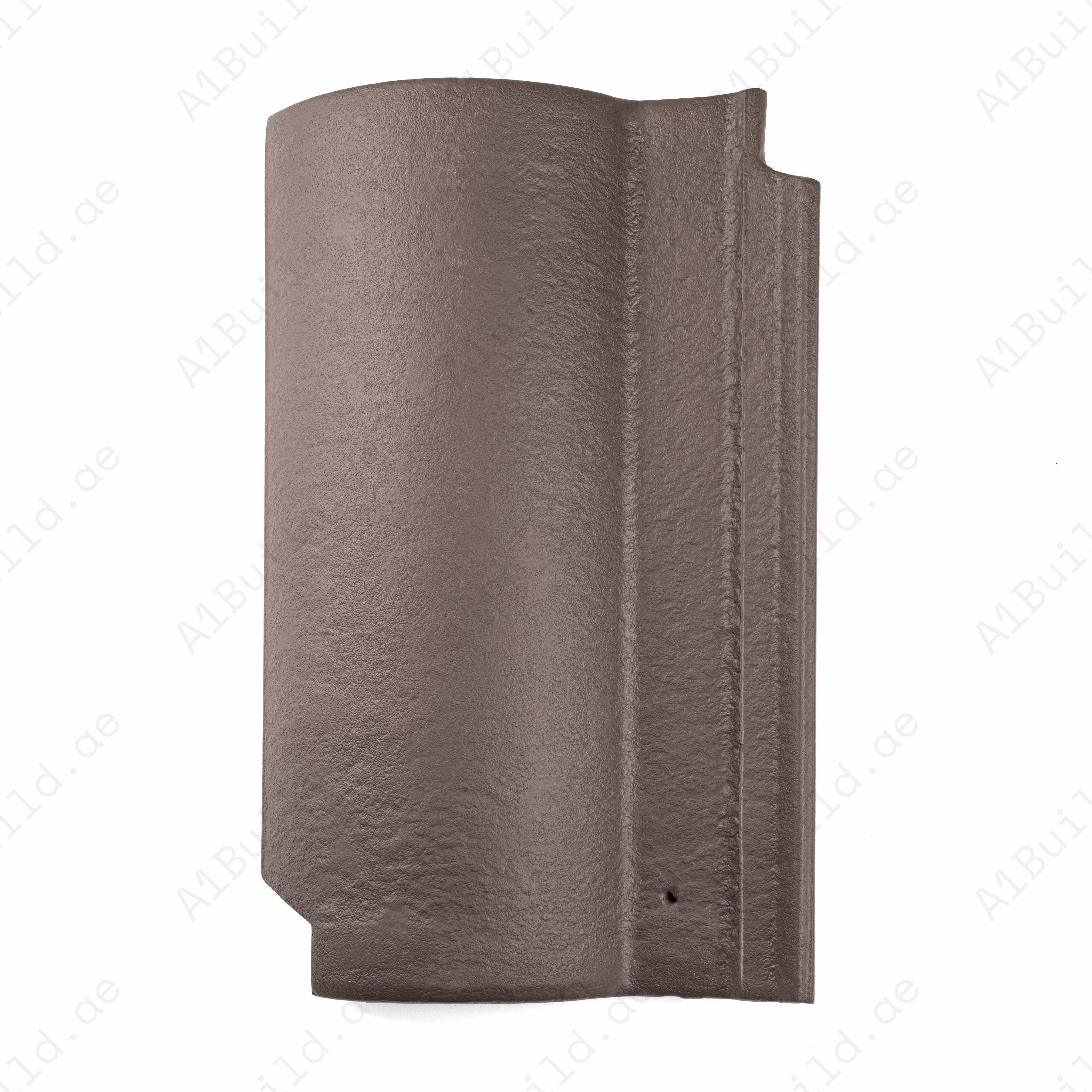 Concrete Roof Tile | S-Wave Profile | Cedar Mat Finish | Weather-Resistant Roofing for UAE Homes