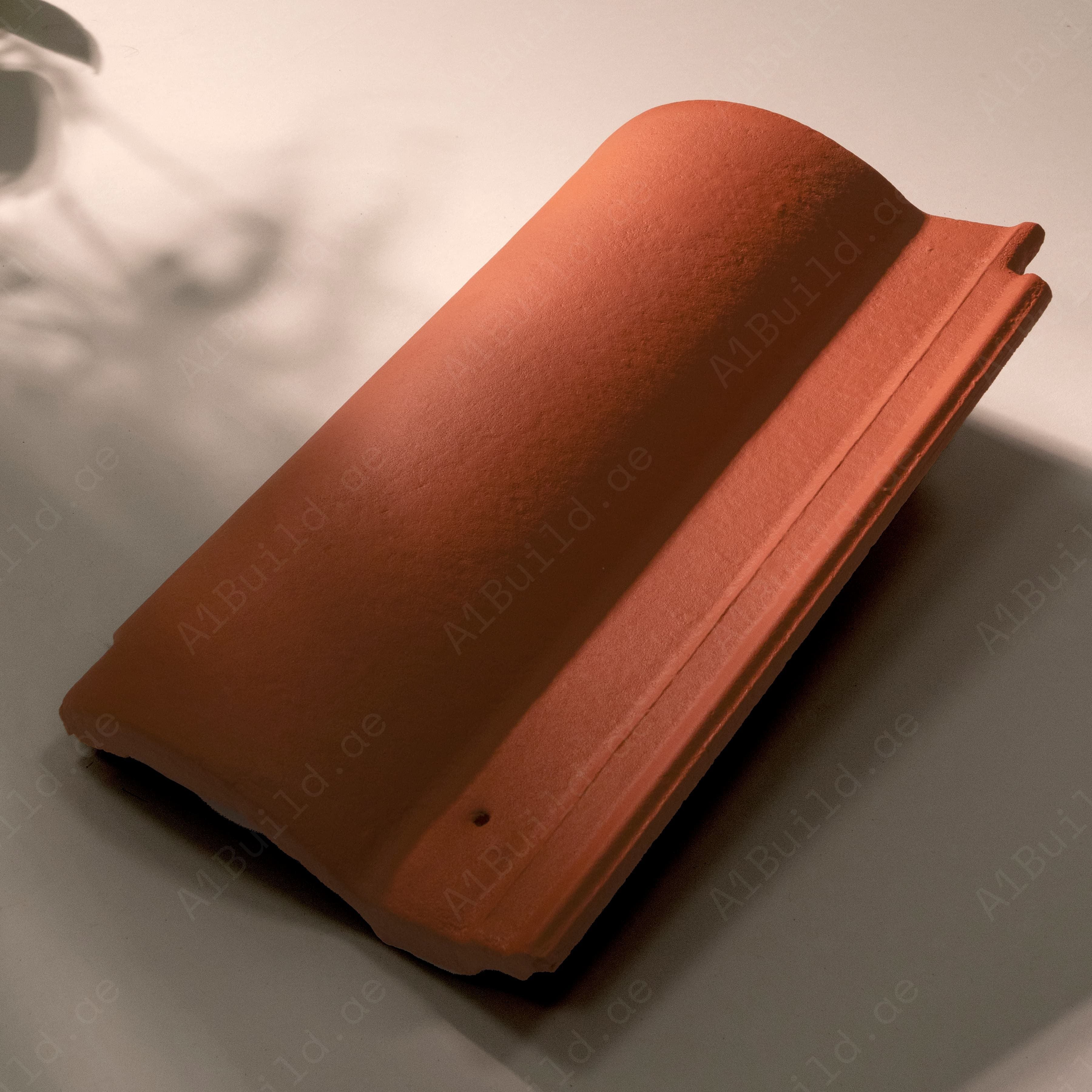 Earthy Red Matte Roof Tile | Natural Terracotta Look | S-Wave Concrete | UAE Homes & Villas
