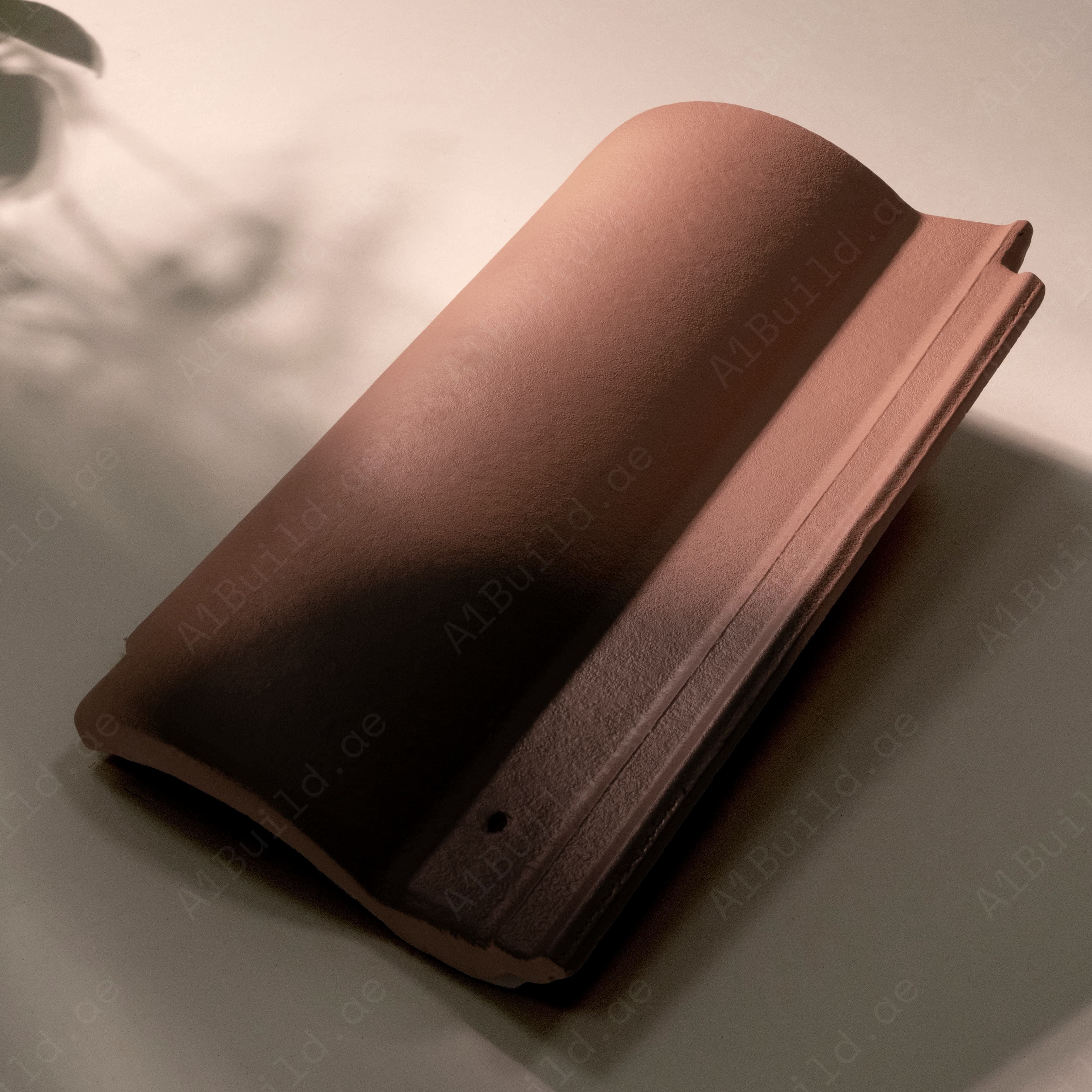 Tortilla Brown Matte Concrete Roof Tile | S-Wave Roman Clay Style | UV & Heat Resistant Warm Tone Roofing | UAE Villas Dubai Abu Dhabi