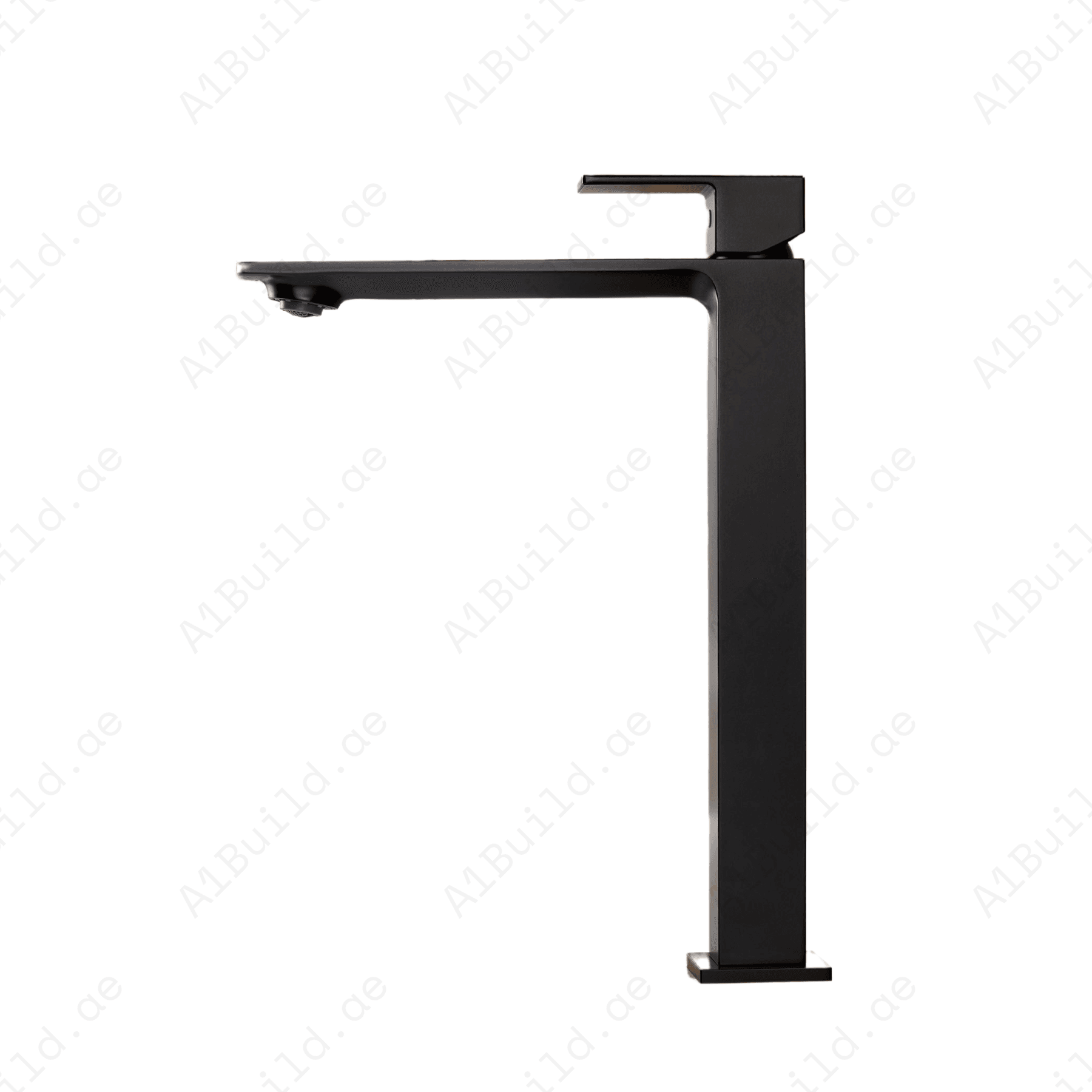Tall Matte Black Basin Mixer – Modern Single Lever Tap No PUW