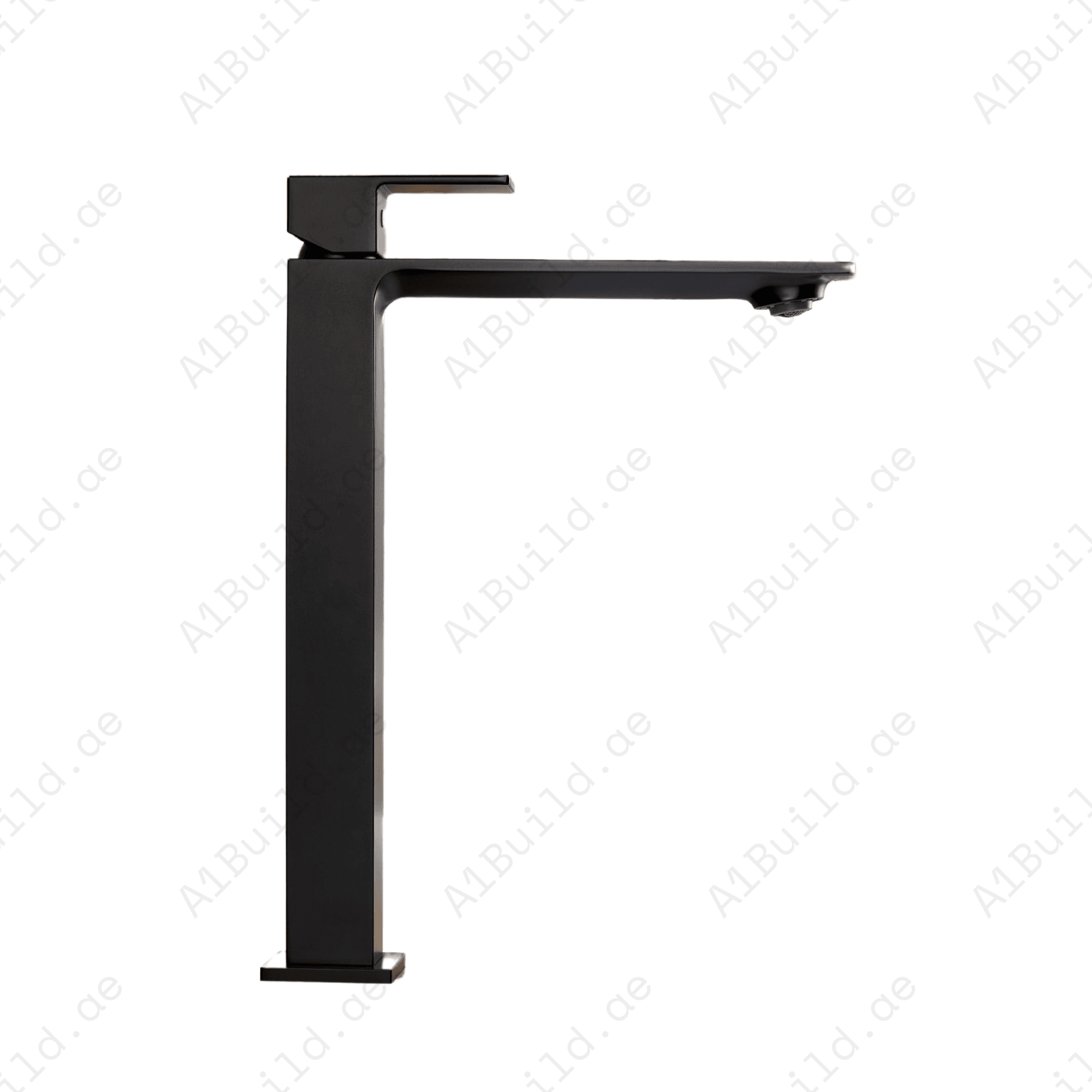 Tall Matte Black Basin Mixer – Modern Single Lever Tap No PUW