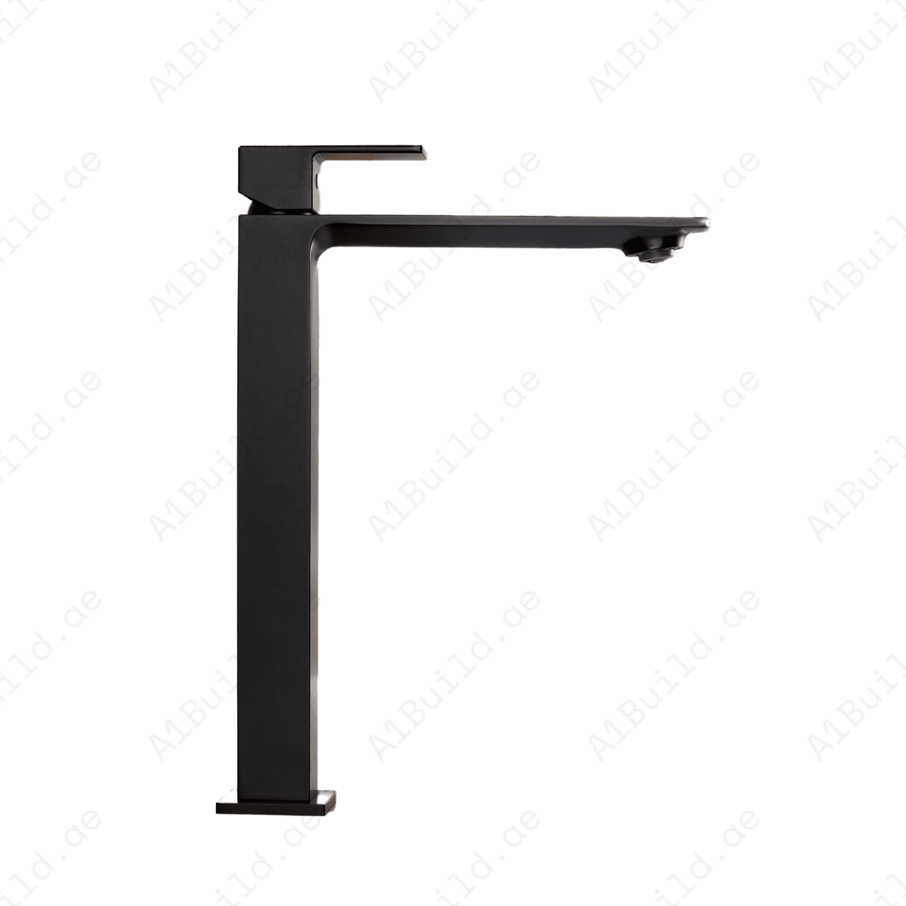 Tall Matte Black Basin Mixer – Modern Single Lever Tap No PUW