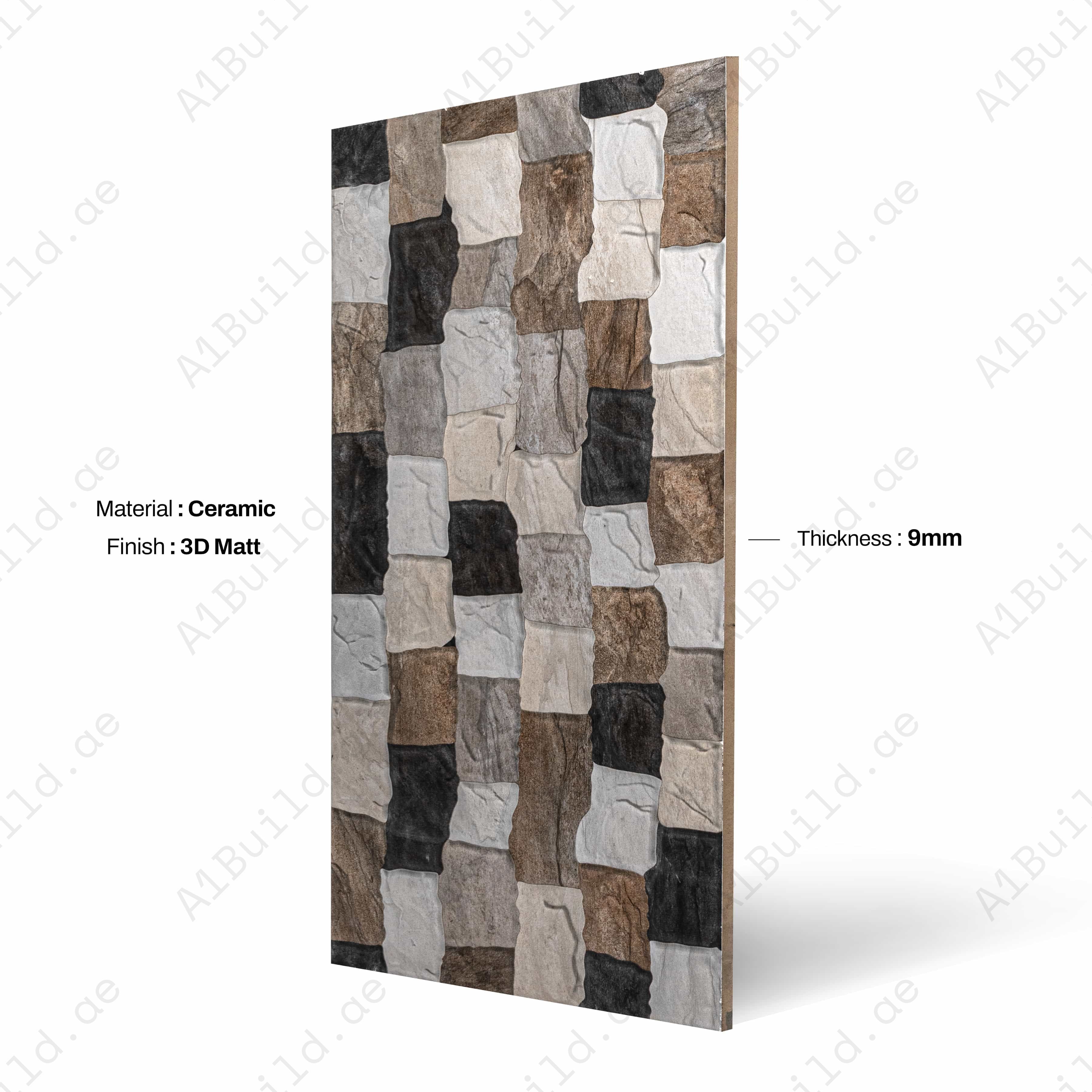 Terra Rock 13010 A 113 30X60CM 09MM CERAMIC INDOOR OUTDOOR WALLS TILE-1