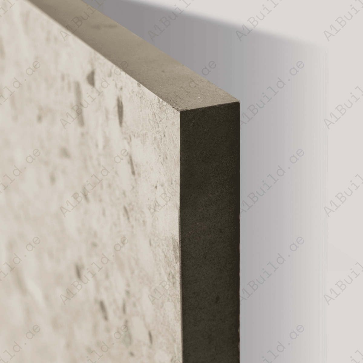 Terrazo Crema porcelain tile 60x120cm 20mm thickness, terrazzo look design, durable porcelain tile for indoor and outdoor floors.
