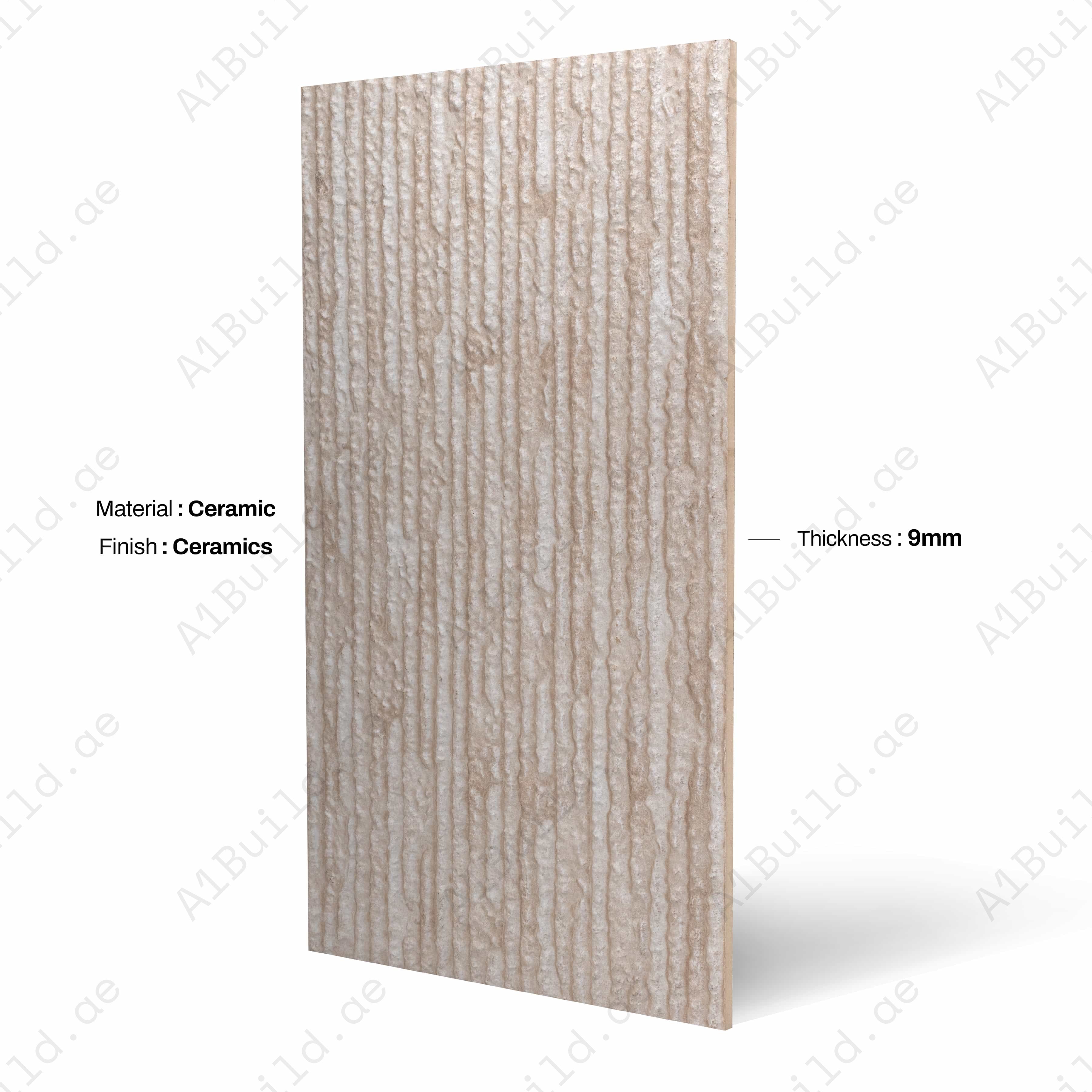 Theo Beige A BBM 30X60CM 09MM CERAMIC INDOOR OUTDOOR WALLS TILE-2