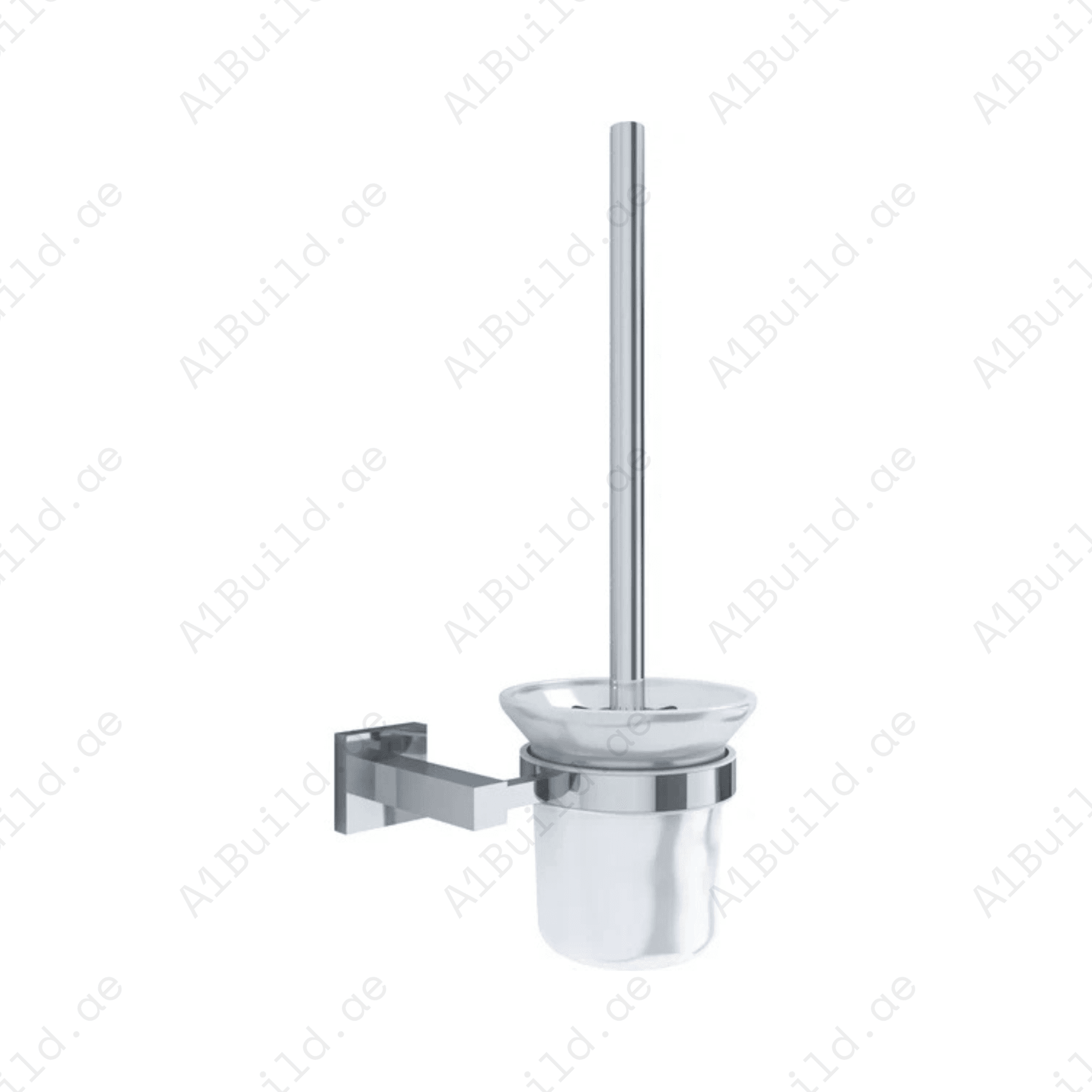 ToiletBrushHolder-ChromeFinishwithGlass_WallFasteningDesign