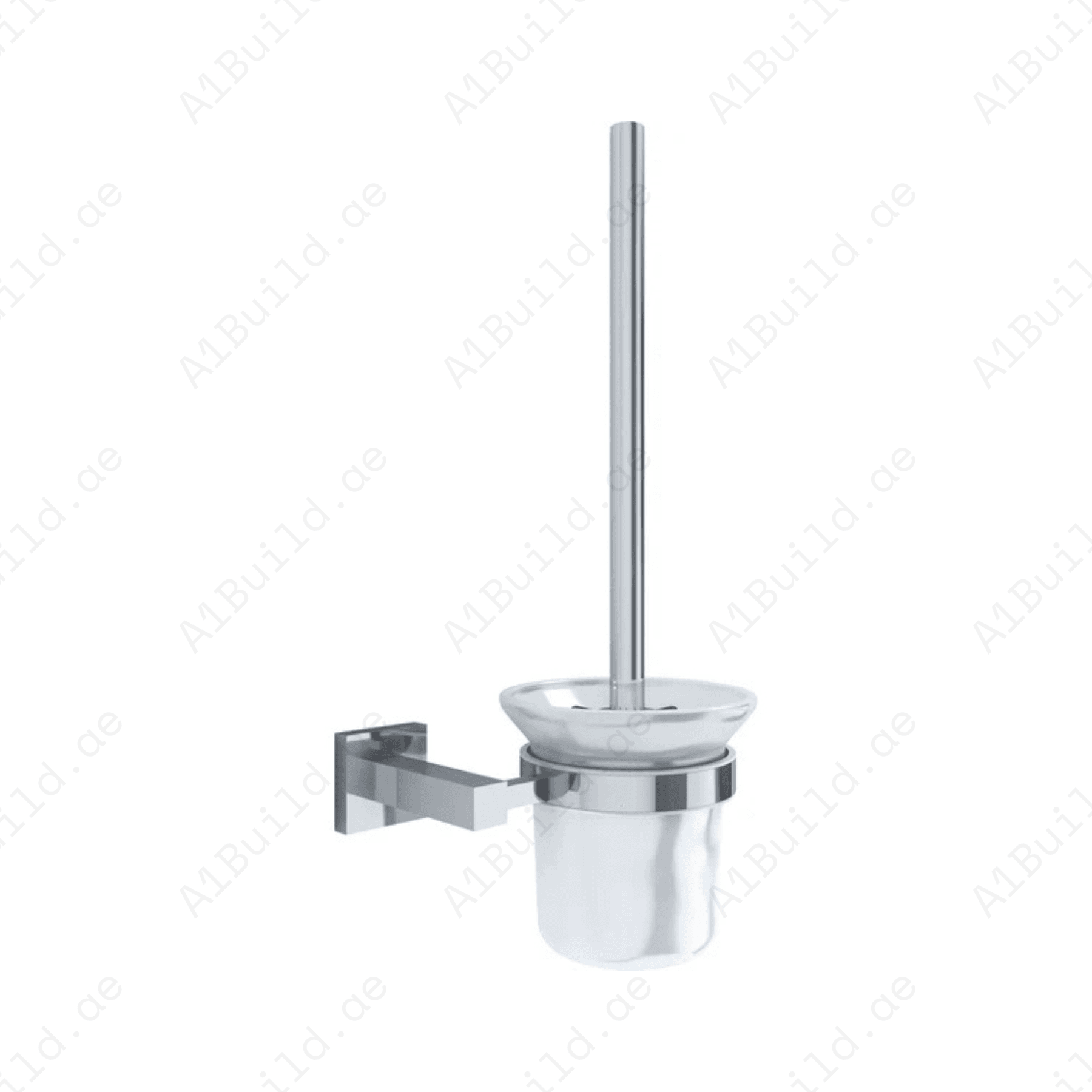 ToiletBrushHolder-ChromeFinishwithGlass_WallFasteningDesign