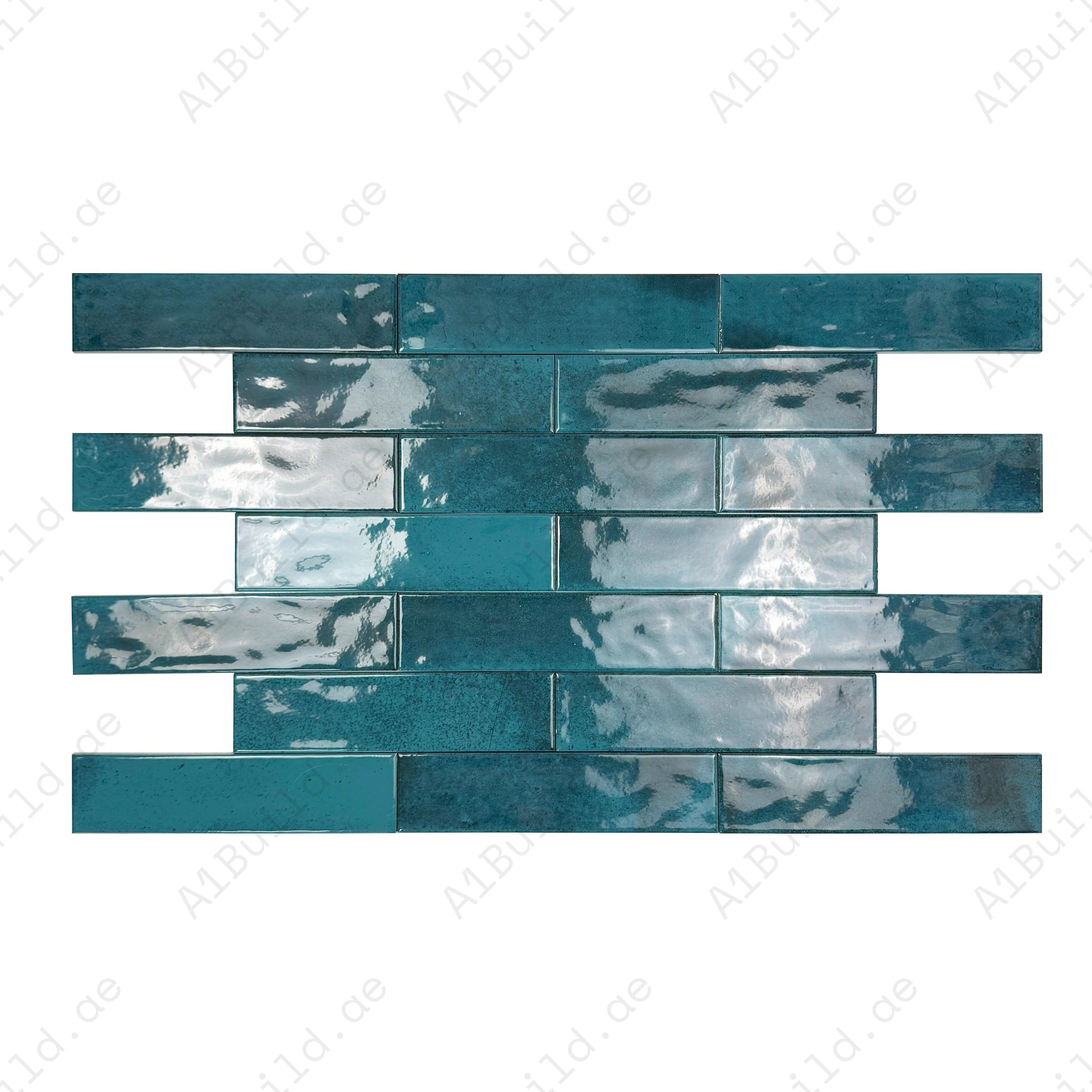 Transform interiors with Lustre Vintage Pine Green glossy ceramic tile. Durable, waterproof, scratch-resistant & ideal for walls, backsplashes & light floors.