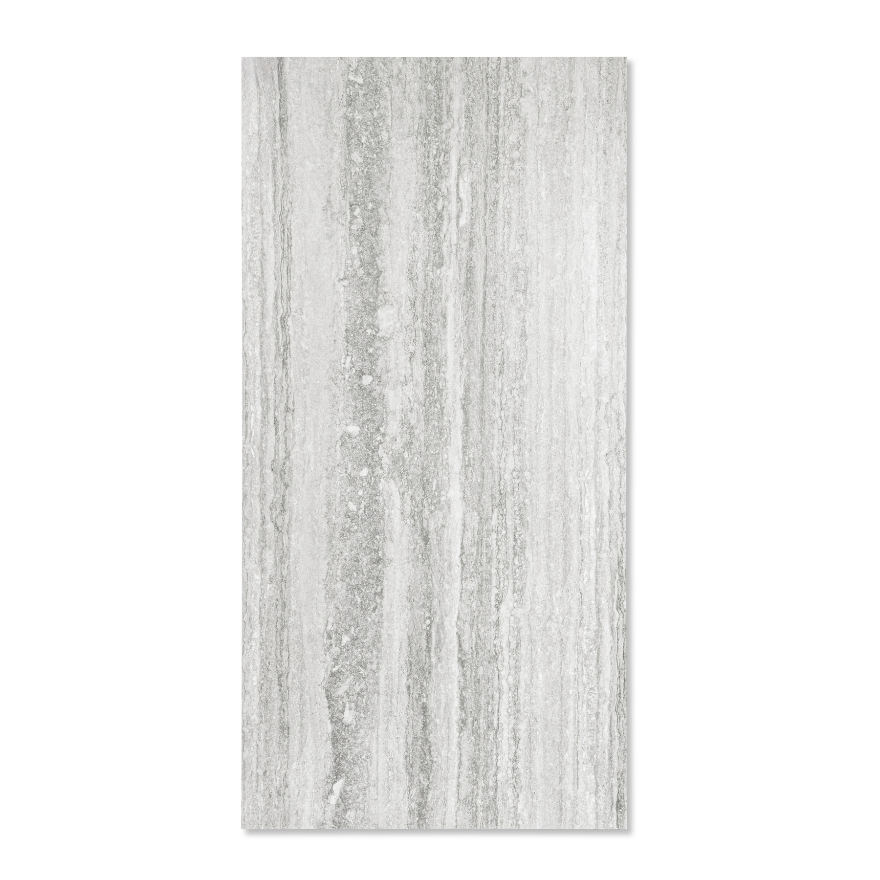 Travertino Grey porcelain tile 60x120cm with 9mm thickness features a travertine stone look, durable porcelain body for floors and walls.