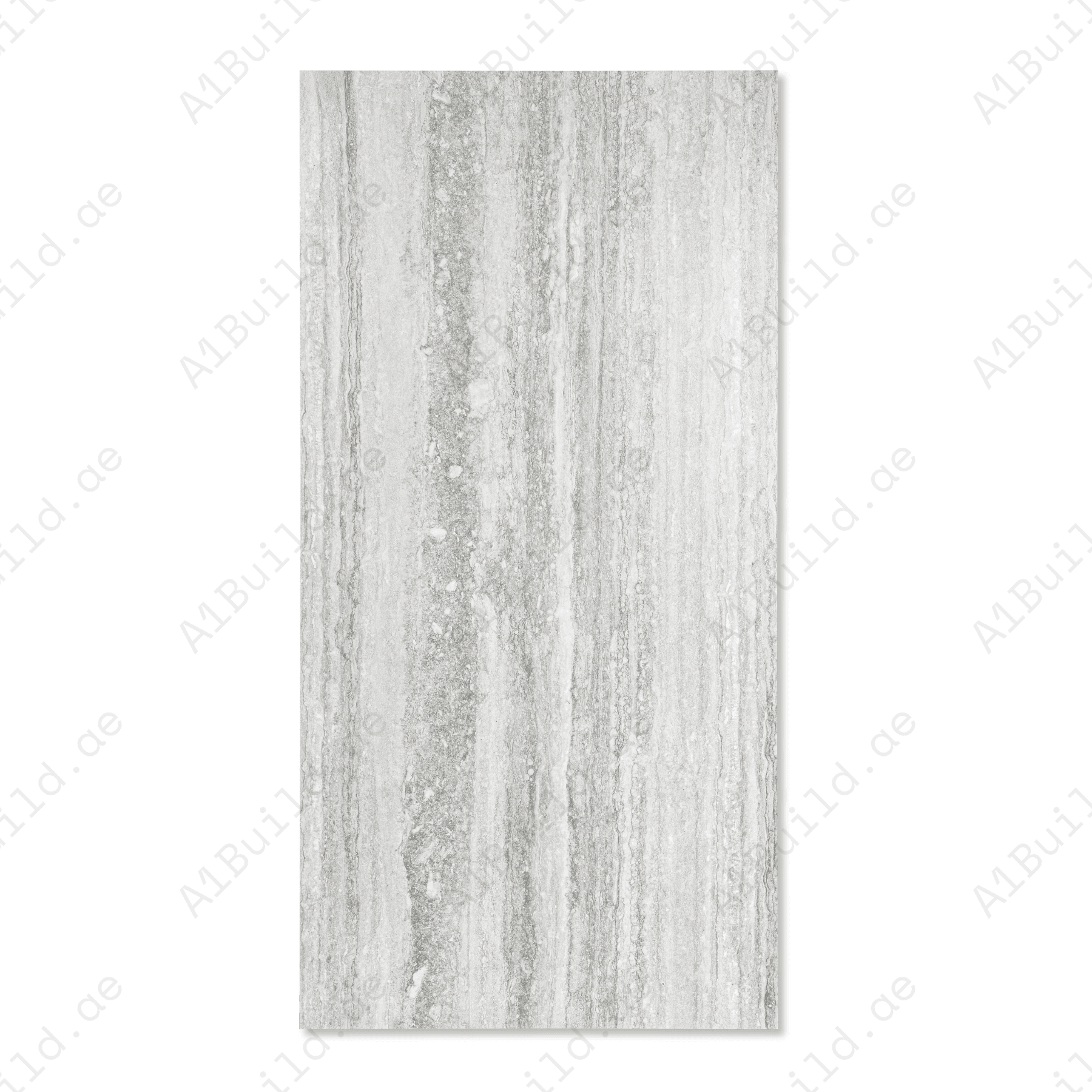 Travertino Grey porcelain tile 60x120cm with 9mm thickness features a travertine stone look, durable porcelain body for floors and walls.