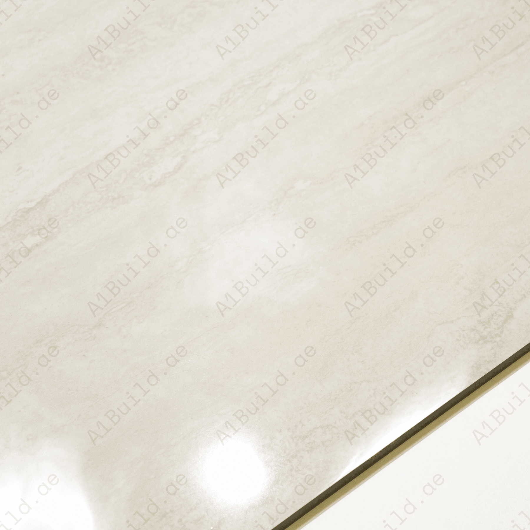 Travertino Mist porcelain tile 60x120cm 9mm thickness, light grey travertine look, durable porcelain tile for modern floors and walls.
