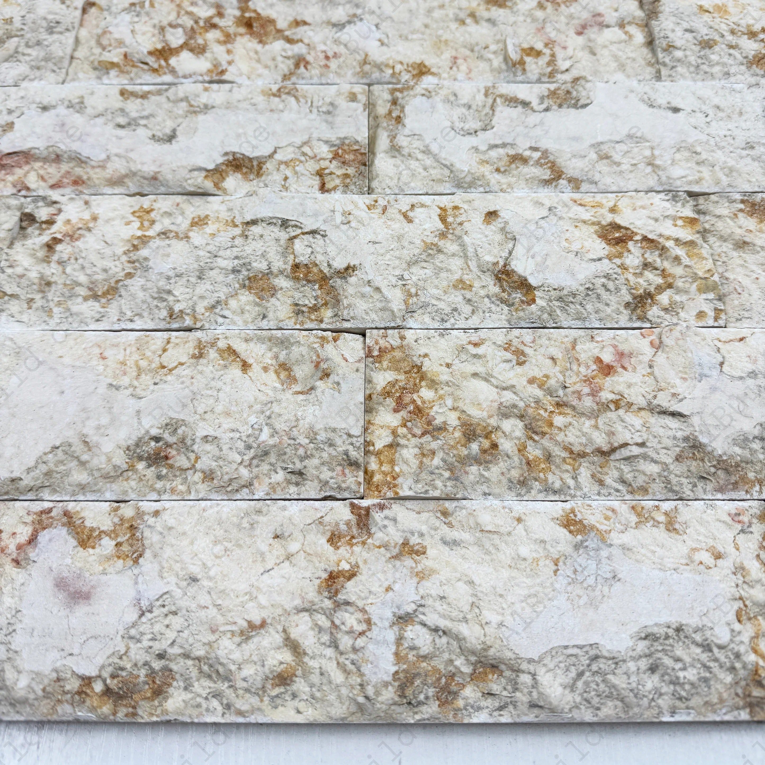 Travin Pecan Beige Split marble wall cladding in durable slate stone. Perfect for walls, features, and interiors with rich texture and natural appeal.