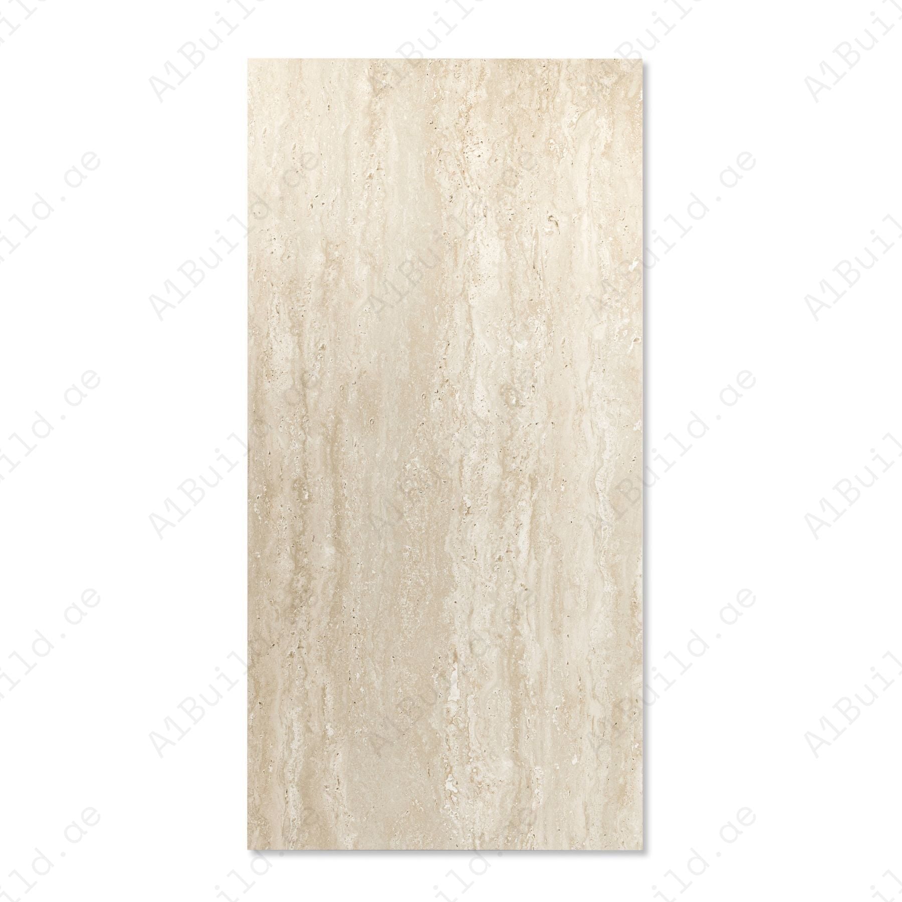 Treviso Beige matt marble effect porcelain tile 60x120cm with 9mm thickness features warm beige tones, soft veining and smooth finish.
