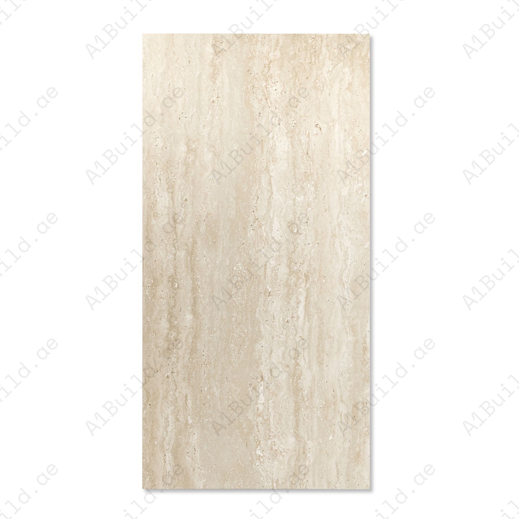 Treviso Beige matt marble effect porcelain tile 60x120cm with 9mm thickness features warm beige tones, soft veining and smooth finish.