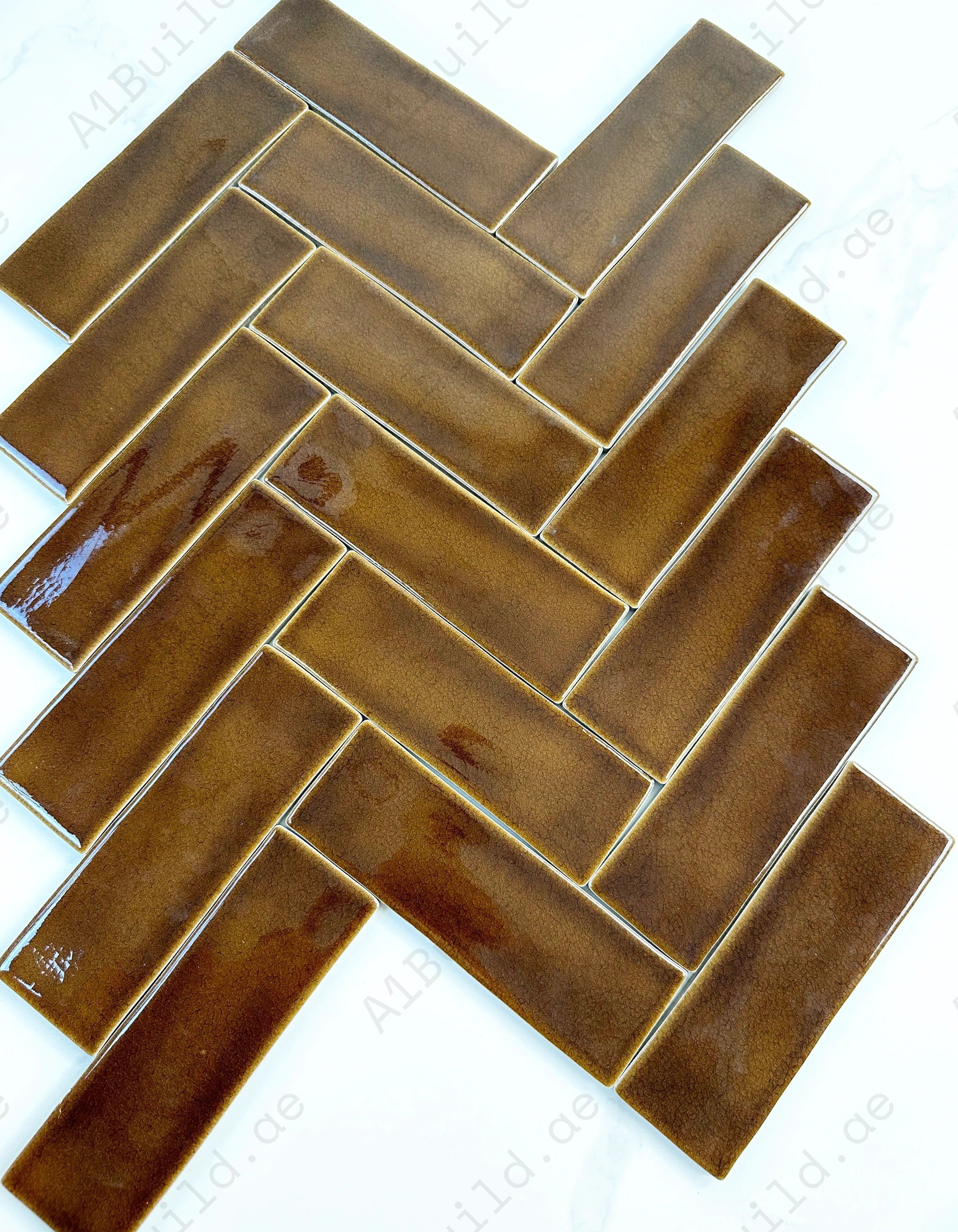 Upgrade interiors with Dark Coffee Glossy Porcelain Tiles. Durable, waterproof, scratch-resistant artisanal finish perfect for walls, floors & backsplashes.