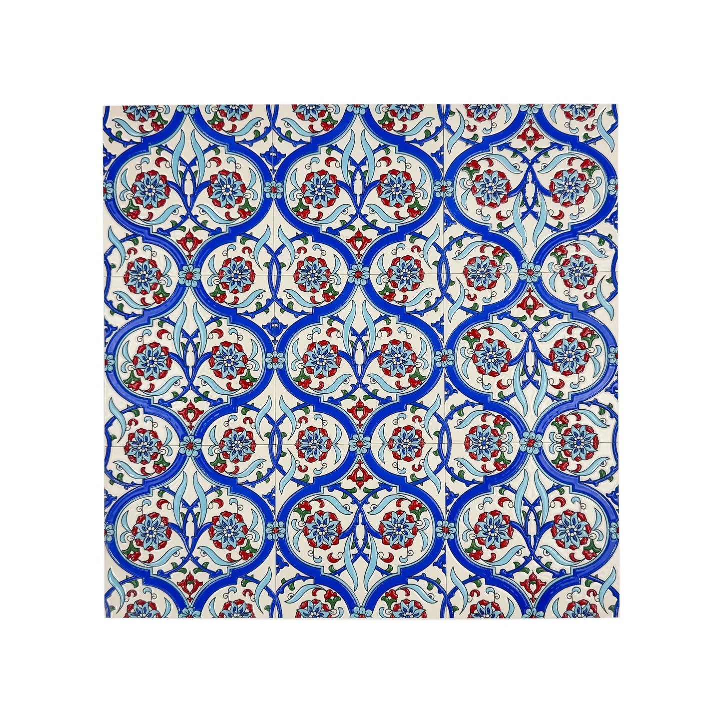 Upgrade interiors with Royal Souk Pattern 801 glossy ceramic tiles. Ideal for walls & floors, offering Moroccan charm, durability & elegant glossy appeal.