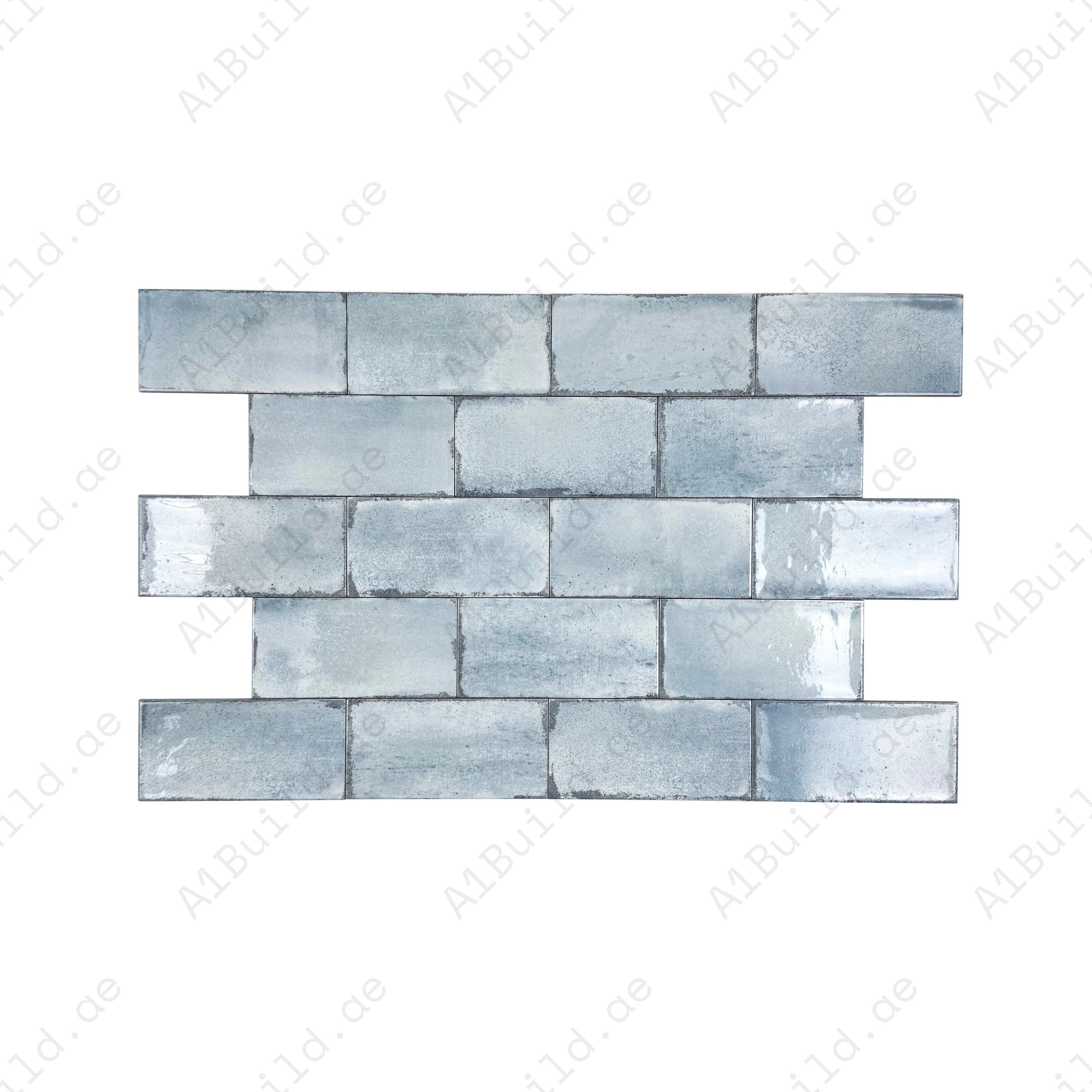 Upgrade interiors with Soft Green Glossy Ceramic Tiles. Durable, waterproof & stylish for kitchens, bathrooms & living areas. Easy install & low maintenance.