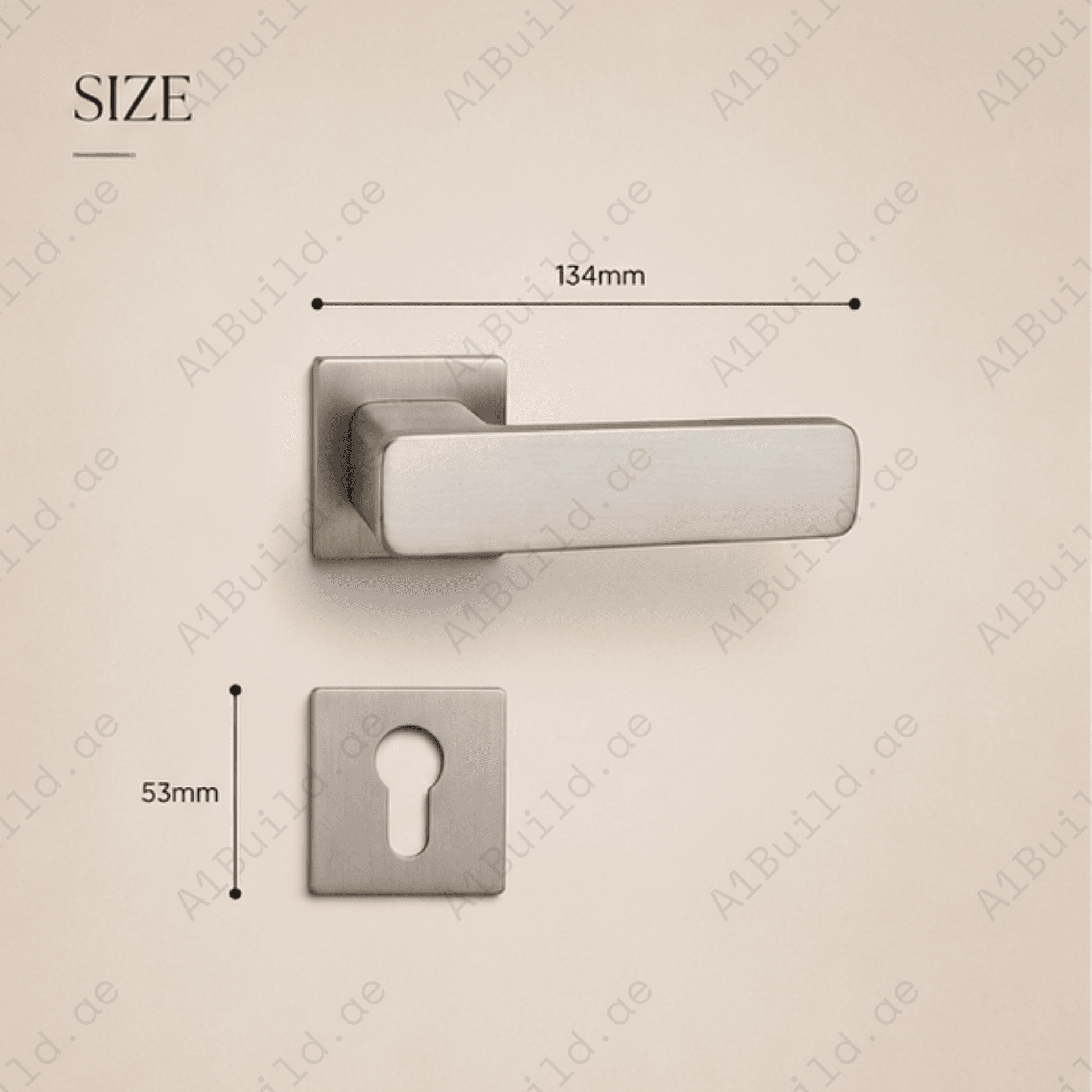 Upgrade interiors with the ZR200752 Cylenk Merk luxury zinc alloy door handle in Black, Matt Satin Nickel and Satin Brass finishes.